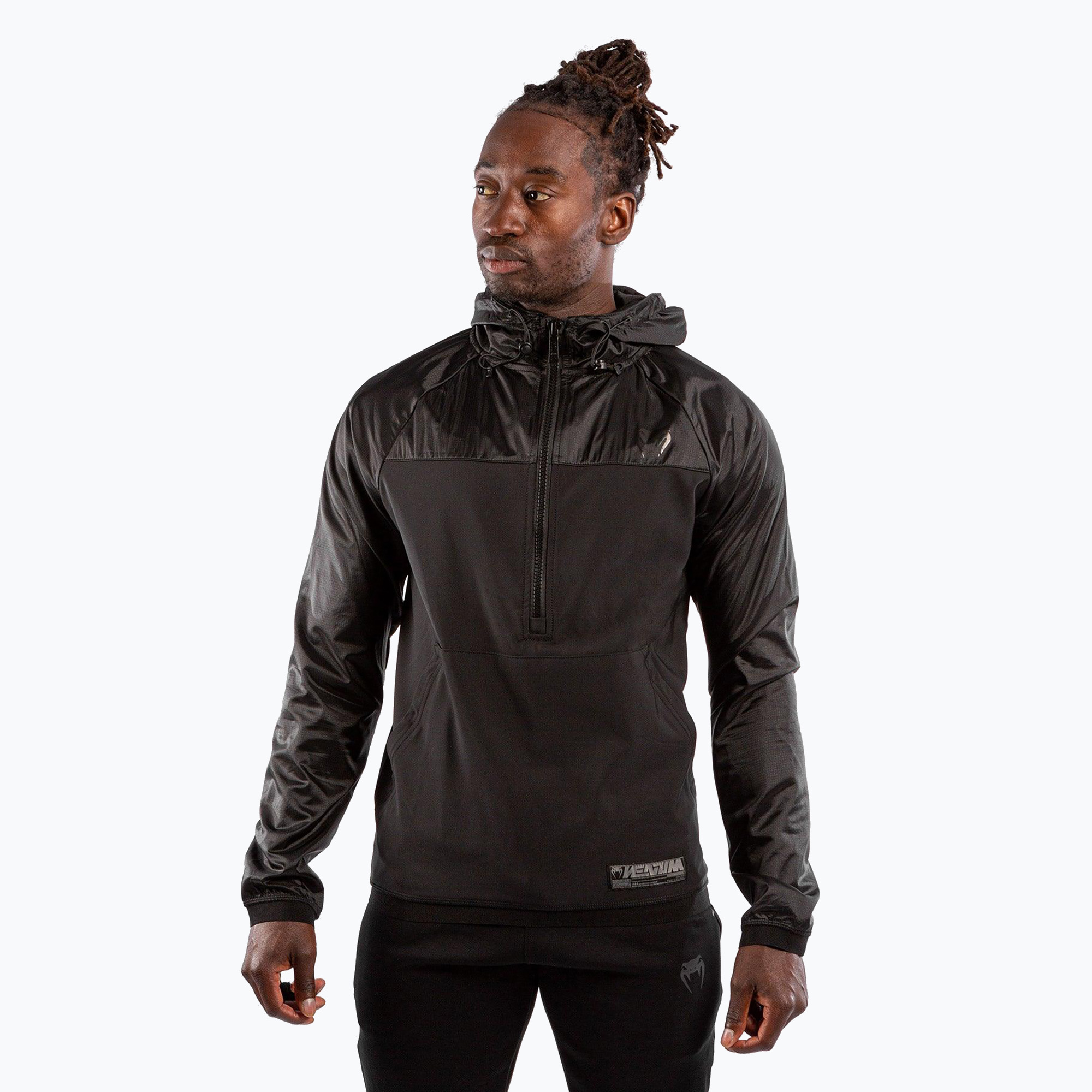 Pánska mikina Venum Laser XT Black/black (Laser XT Hoodie 04280-114)