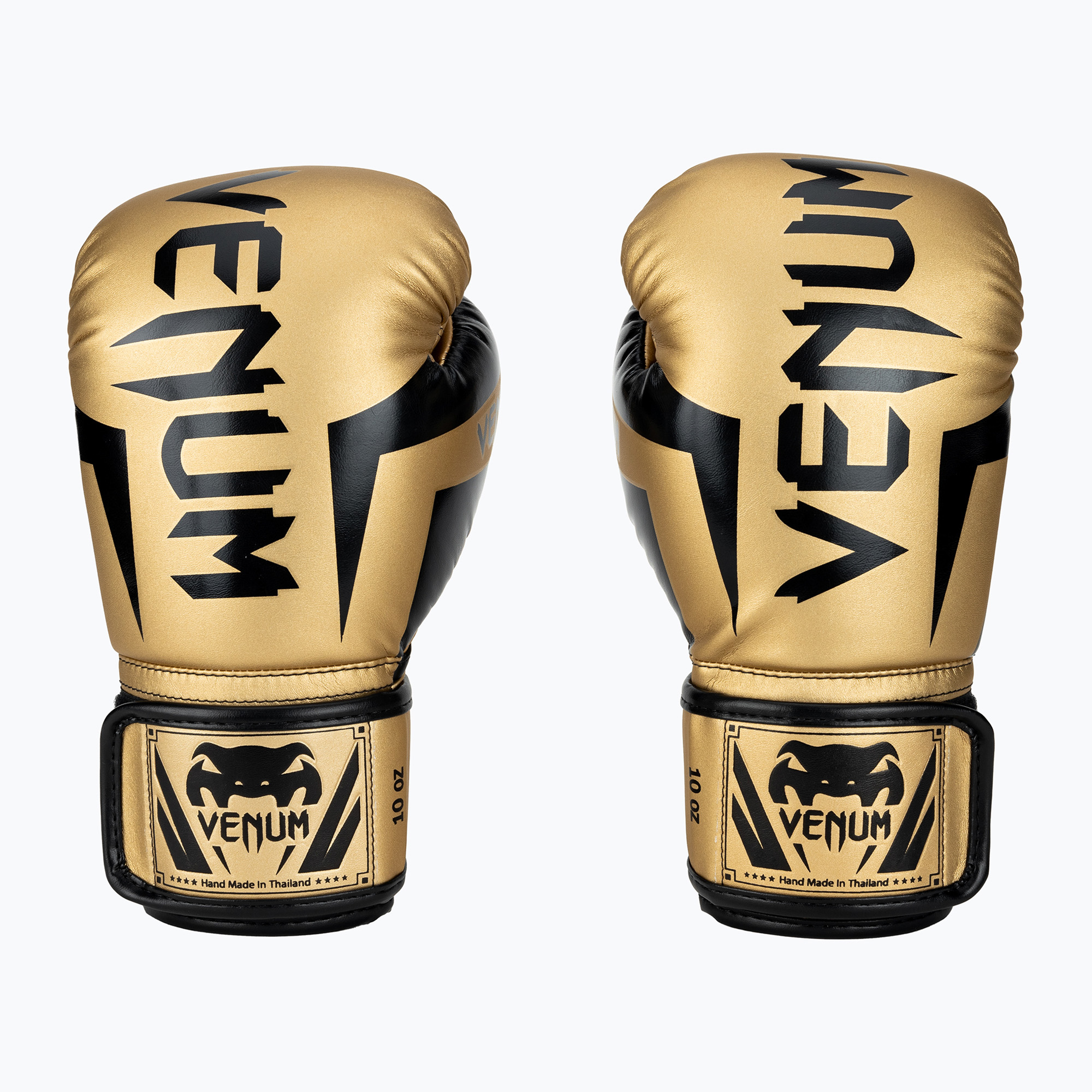 Venum Elite pánske boxerské rukavice zlaté a čierne 1392-449