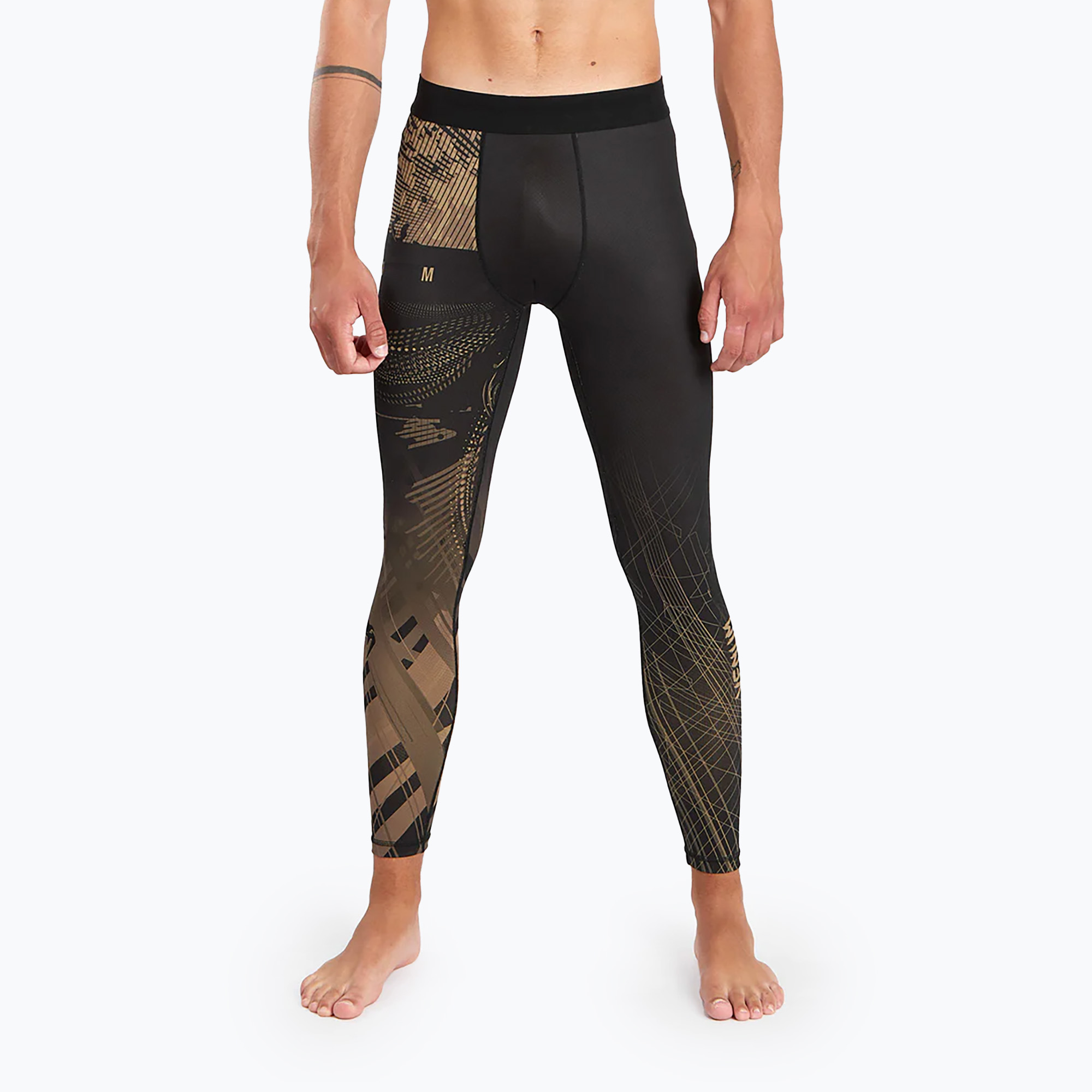 Venum Gorilla Jungle Spats sand/black pánske legíny (Gorilla Jungle Spats 05079)