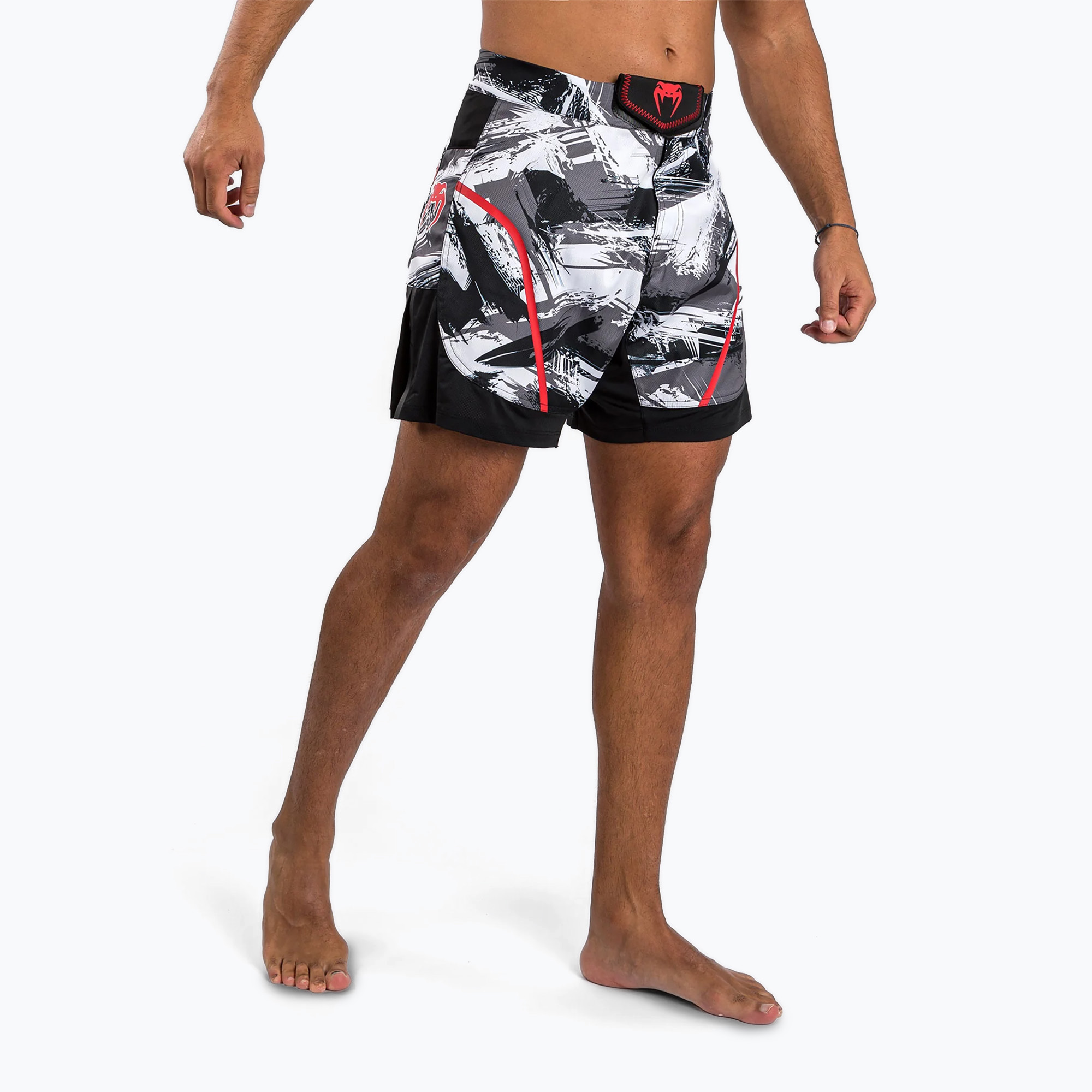 Pánske šortky Venum Electron 3.0 grey/red