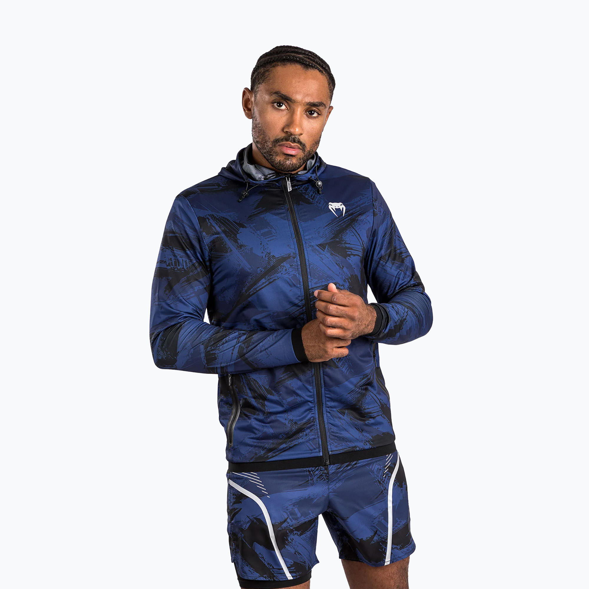 Pánska mikina Venum Electron 3.0 s kapucňou navy (Electron 3.0 Hoodie VENUM-04546-018)