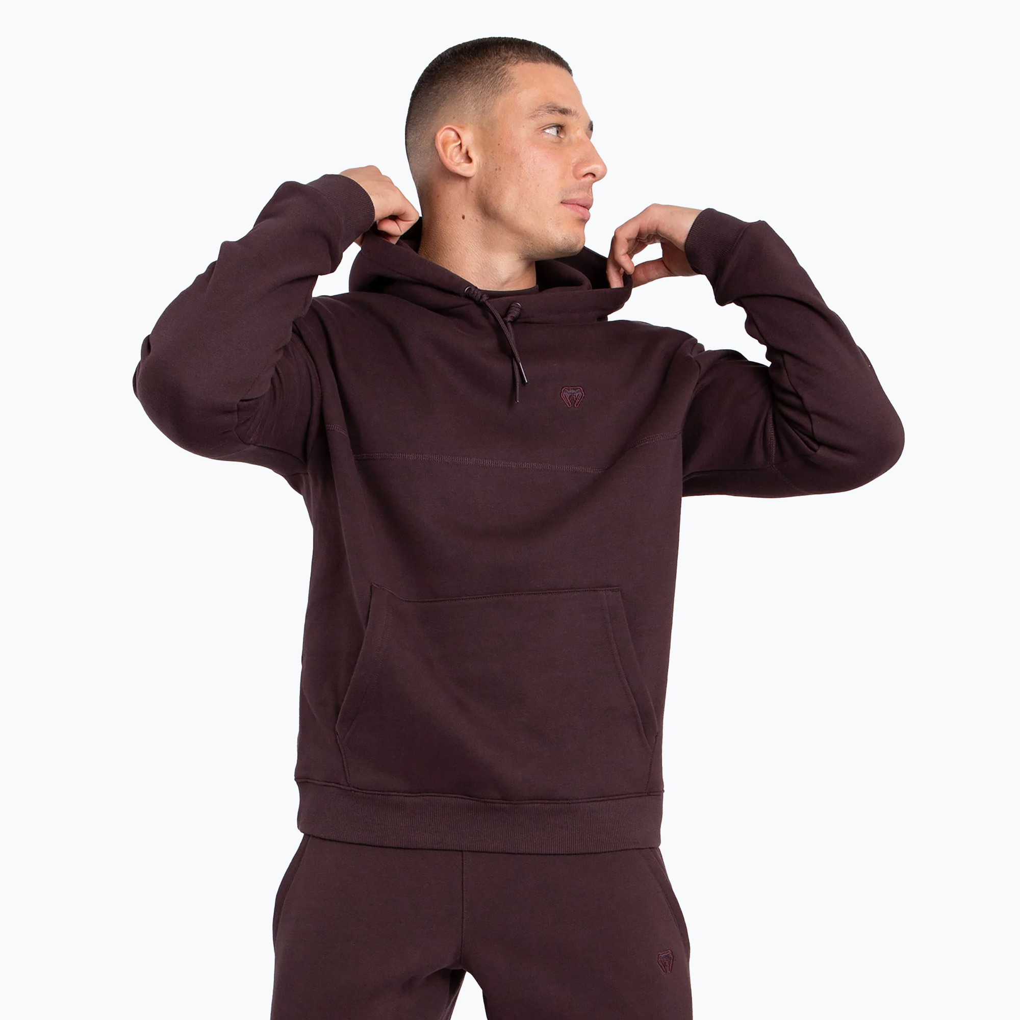 Pánska mikina Venum Silent Power Hoodie tmavohnedá (Silent Power Hoodie VENUM-05015-058)