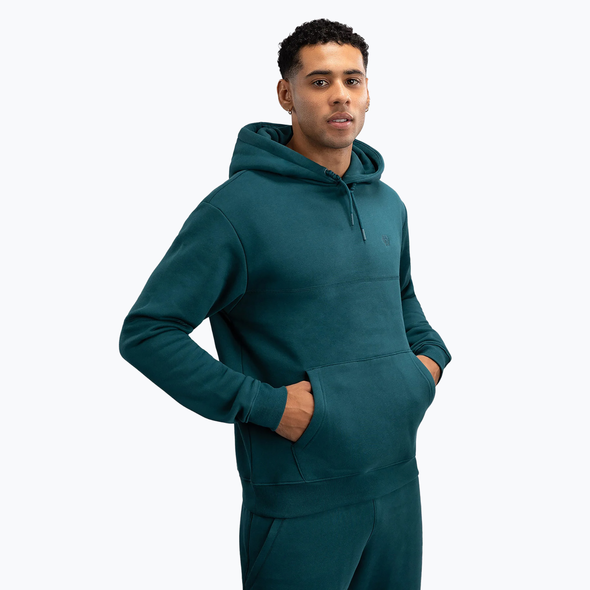 Pánska mikina Venum Silent Power Hoodie paon green (Silent Power Hoodie VENUM-05015-637)