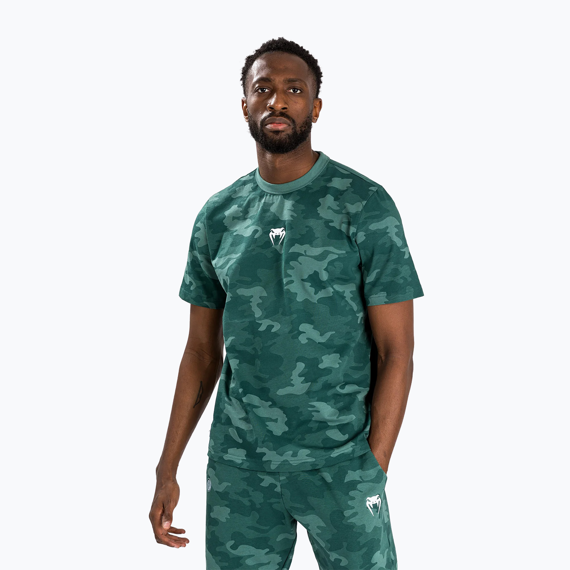 Pánske tričko Venum Vortex XL turquoise camo (Vortex XL VENUM-05220-640-M)
