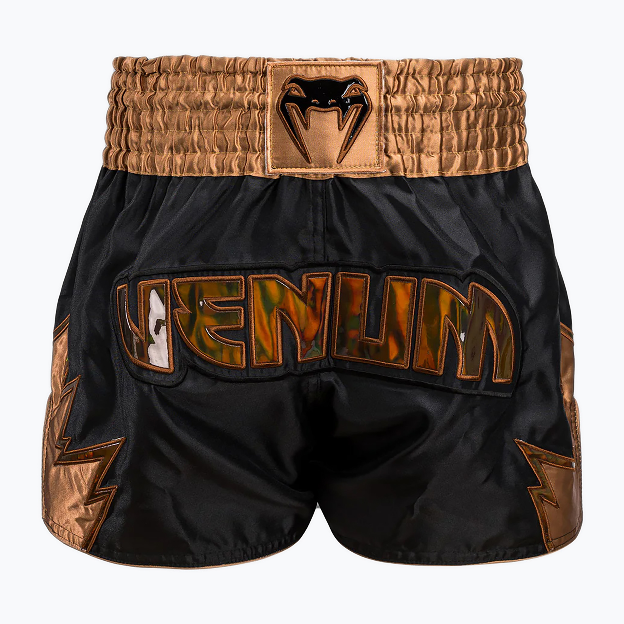 Pánske tréningové šortky Venum Inferno Muay Thai black/bronze (Inferno Muay Thai VENUM-05354-137)