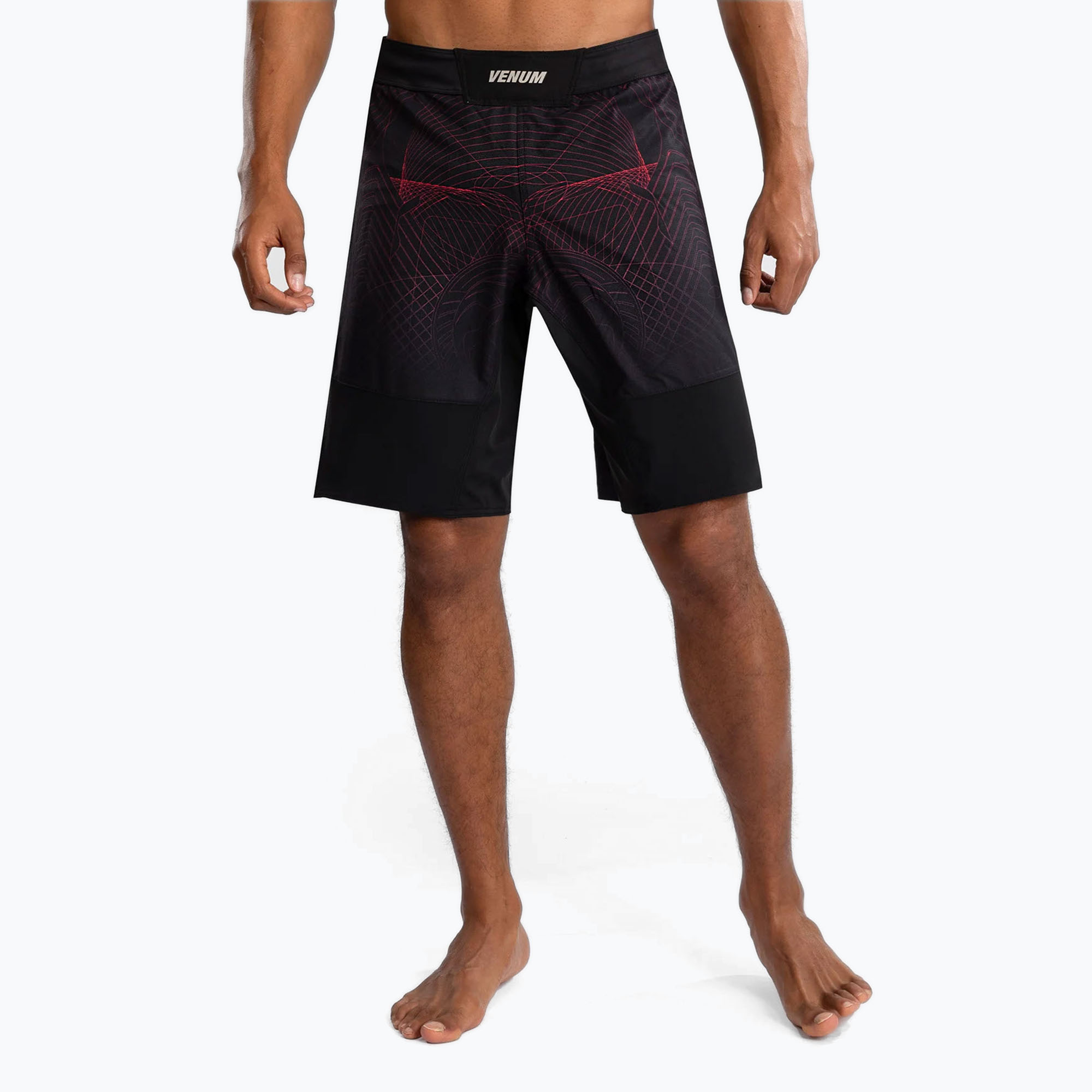 Pánske tréningové šortky Venum G-Fit Air Men'S Fight Shorts deep black/fire red (G-Fit Air Men'S Fight Shorts VENUM-05011-100)