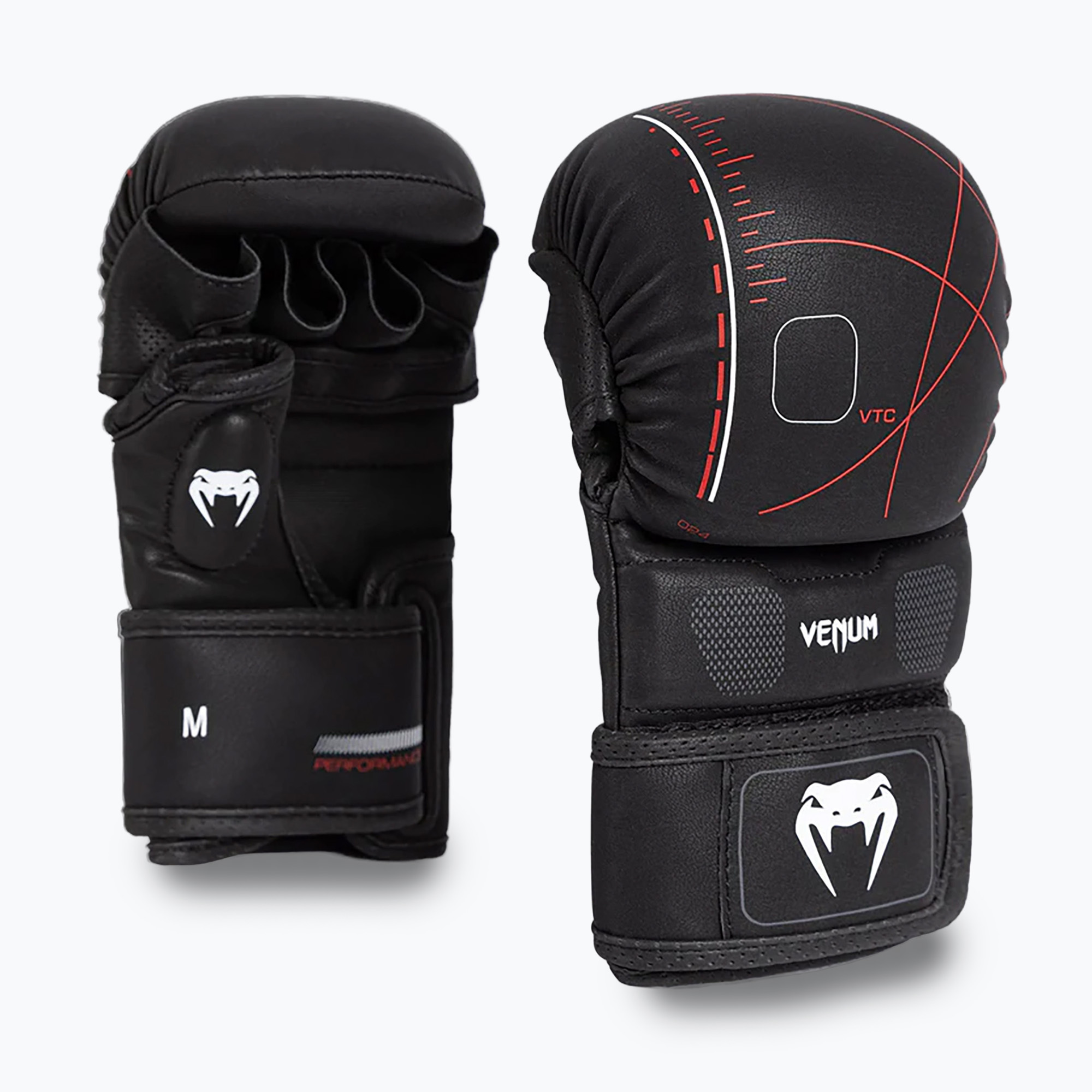 Venum Tactical XT čierne/ohnivo červené sparring rukavice (Tactical XT VENUM-05536)