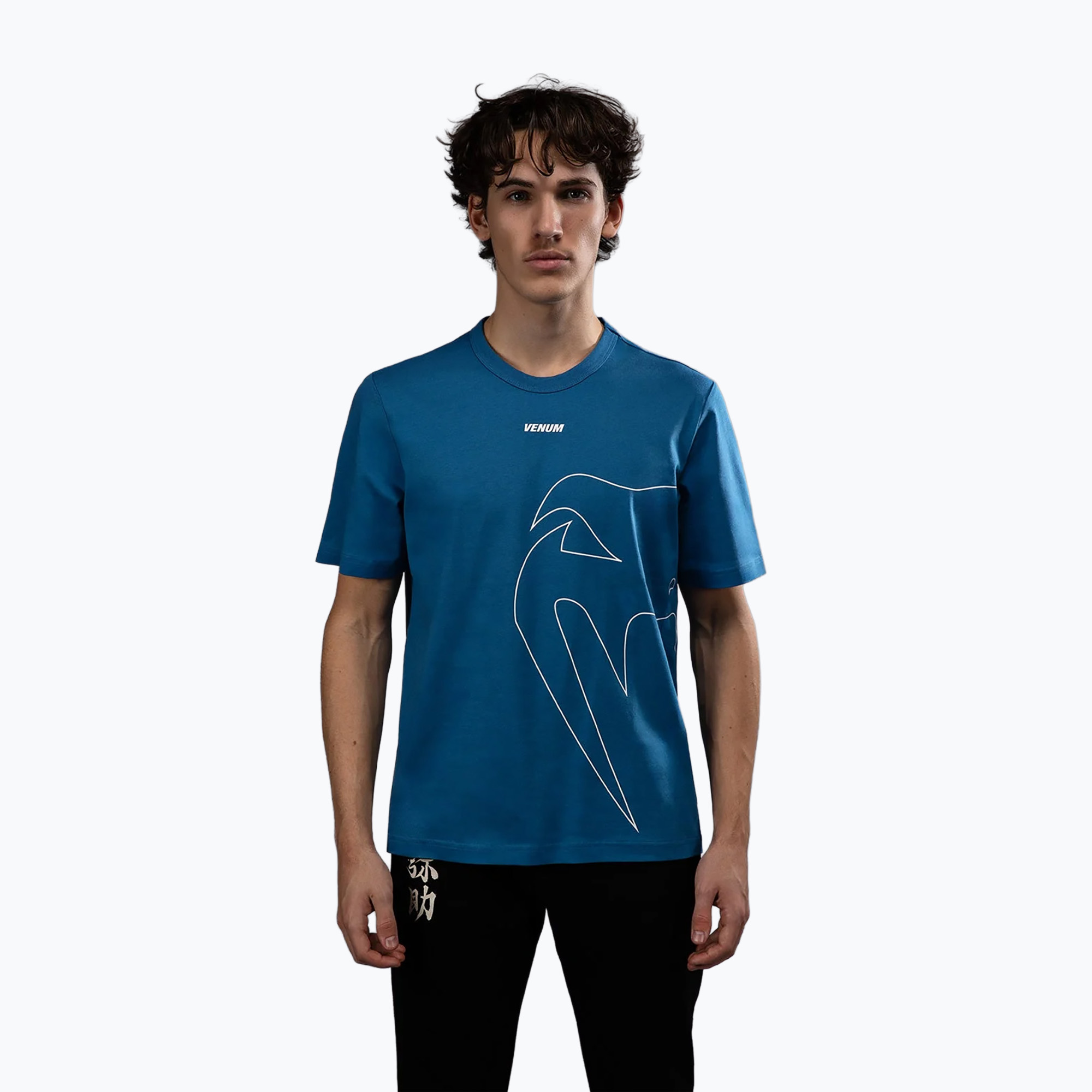 Pánske tričko Venum Giant Connect T-Shirt misty blue (Giant Connect T-Shirt VENUM-04875-010)