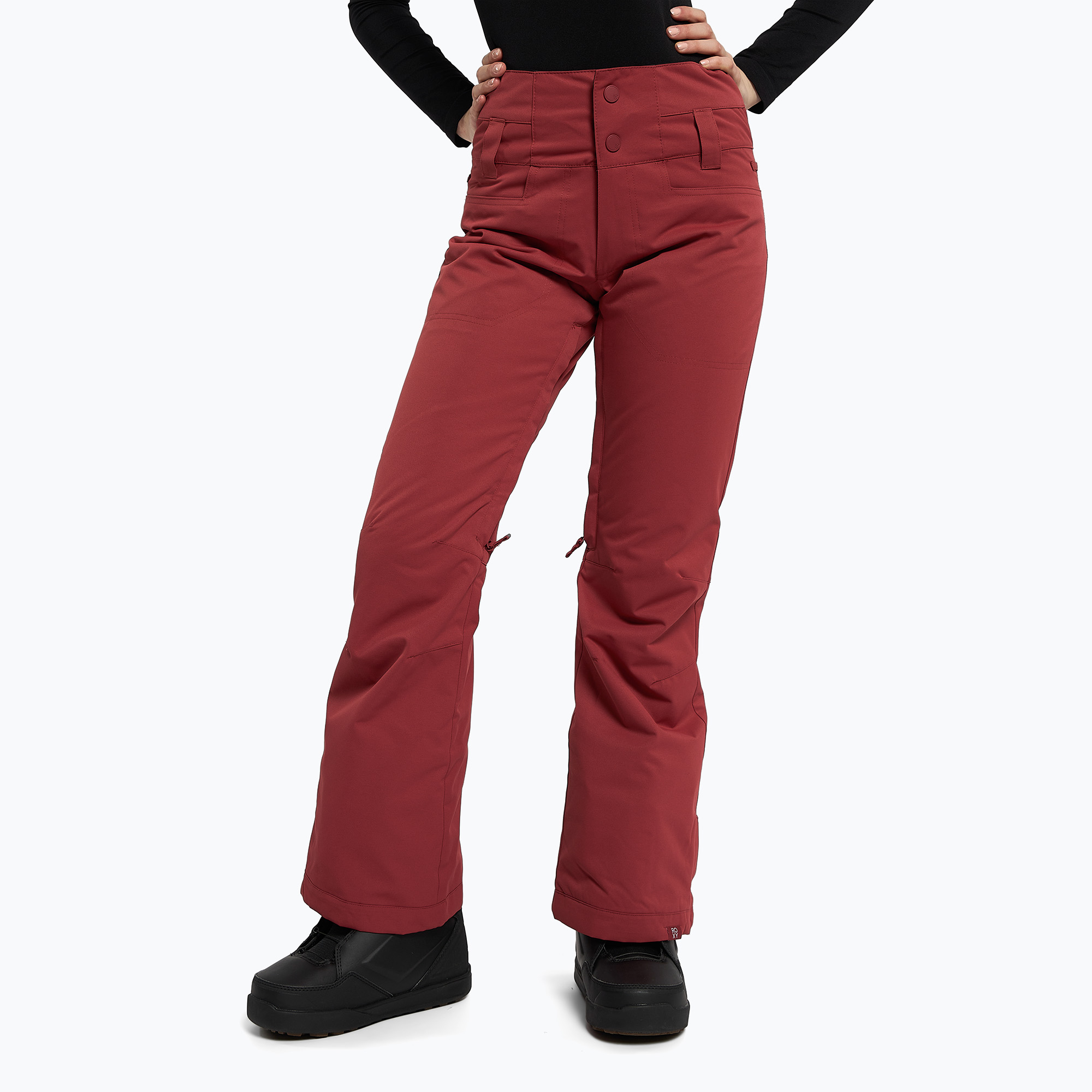 Dámske nohavice na snowboard ROXY Diversion 2021 brick red (Diversion ERJTP03185)