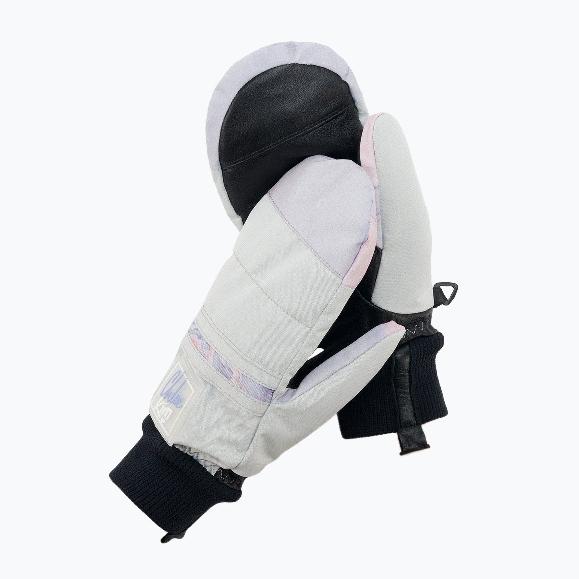 Dámske rukavice na snowboard ROXY Chloe Kim 2021 gray violet marble