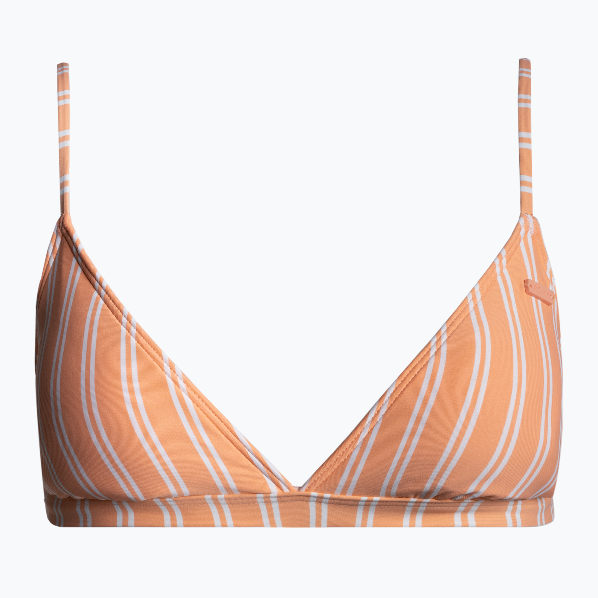 Vrchný diel plaviek ROXY Into The Sun Fix Tiki Triangle 2021 papaya punch novelta stripe h (Into The Sun Fix Tikitri ERJX304971-MFQ8)