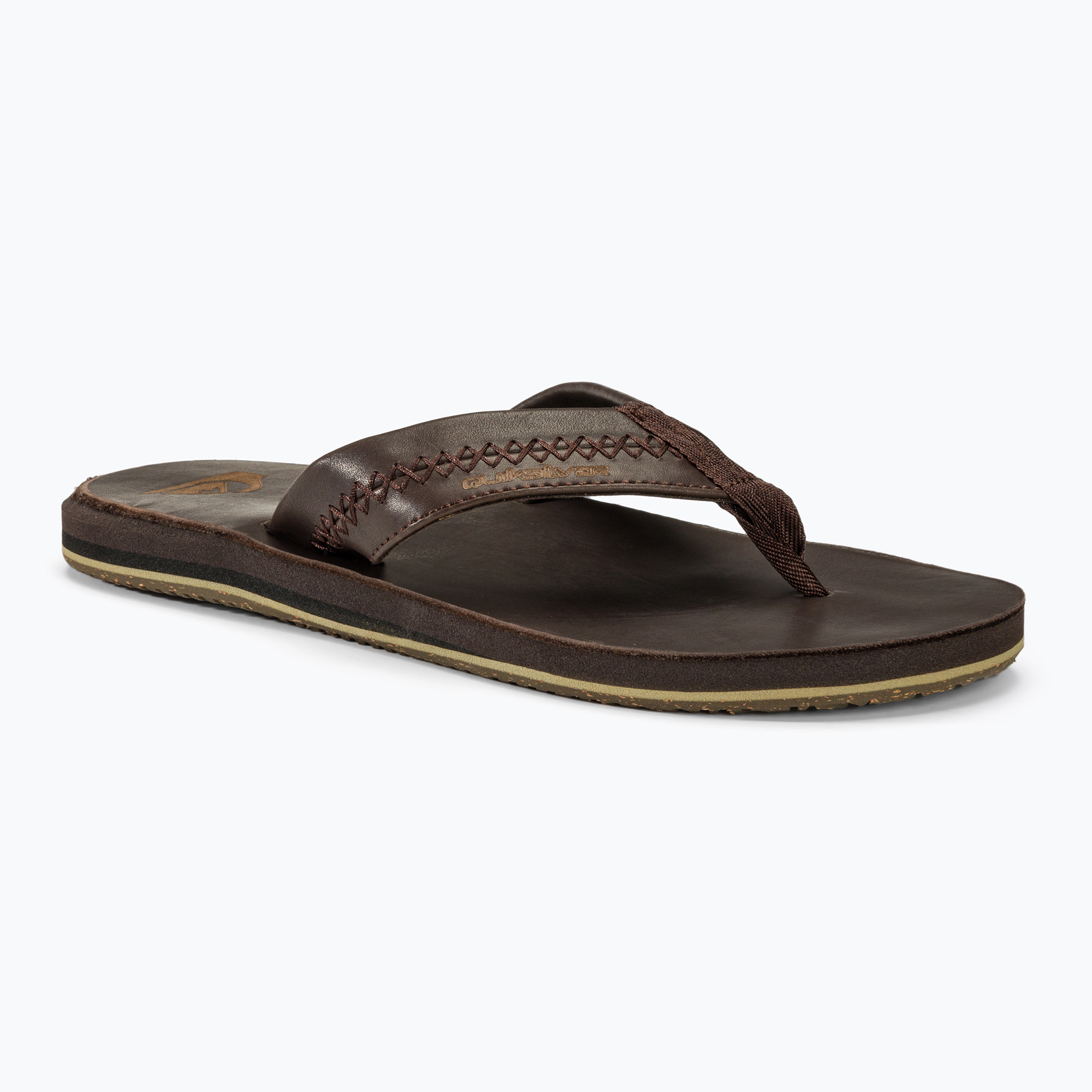Pánske žabky Quiksilver Carver Natural II brown 1 (Carver Natural II AQYL101302-CVJ1)