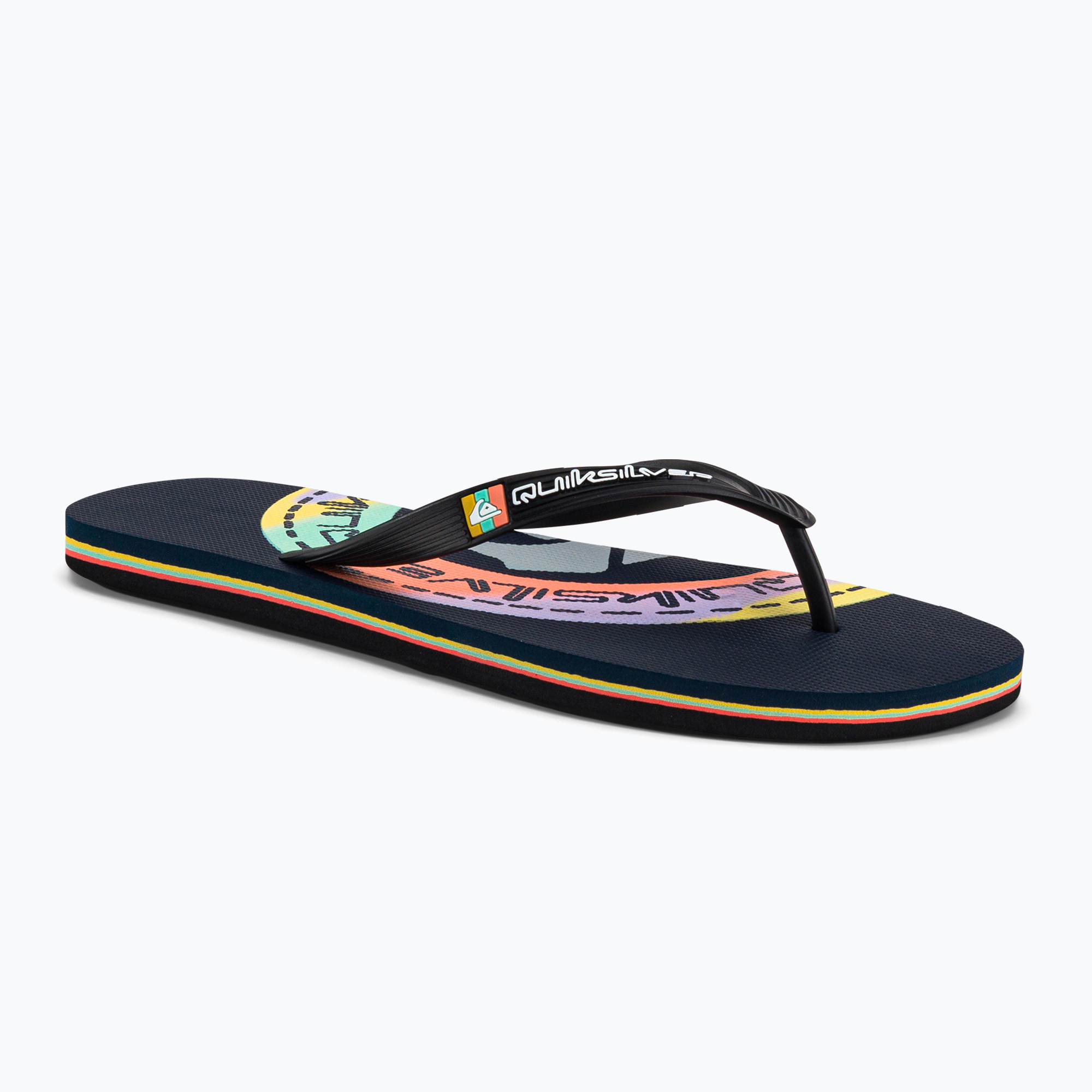 Quiksilver Molokai Art pánske žabky navy blue AQYL101264 (Molokai Art AQYL101264-XBBN)