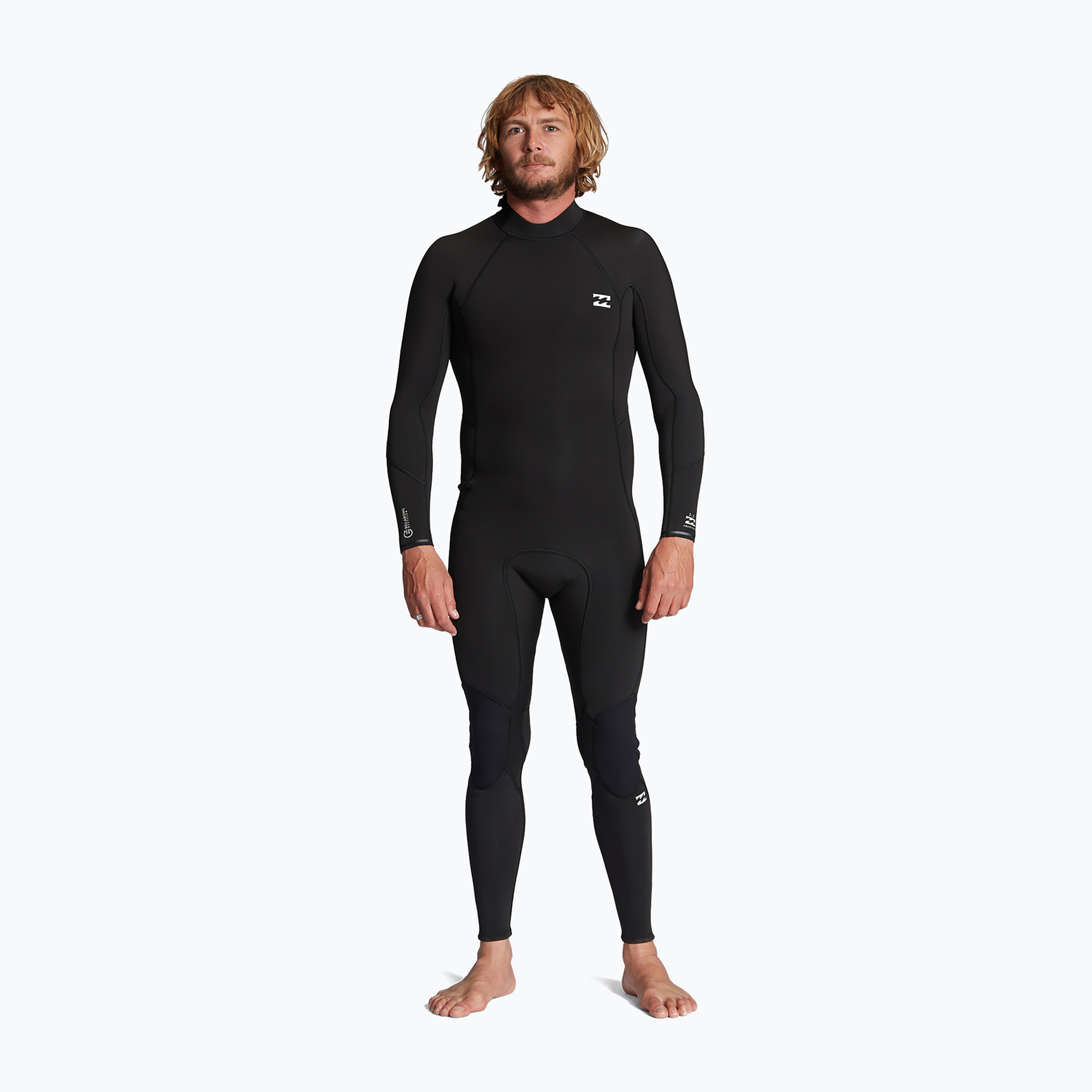 Pánsky neoprénový oblek Billabong 3/2 Absolute BZ Full FL black (3/2 mm Absolute Back Zip ABYW100211-BLK)