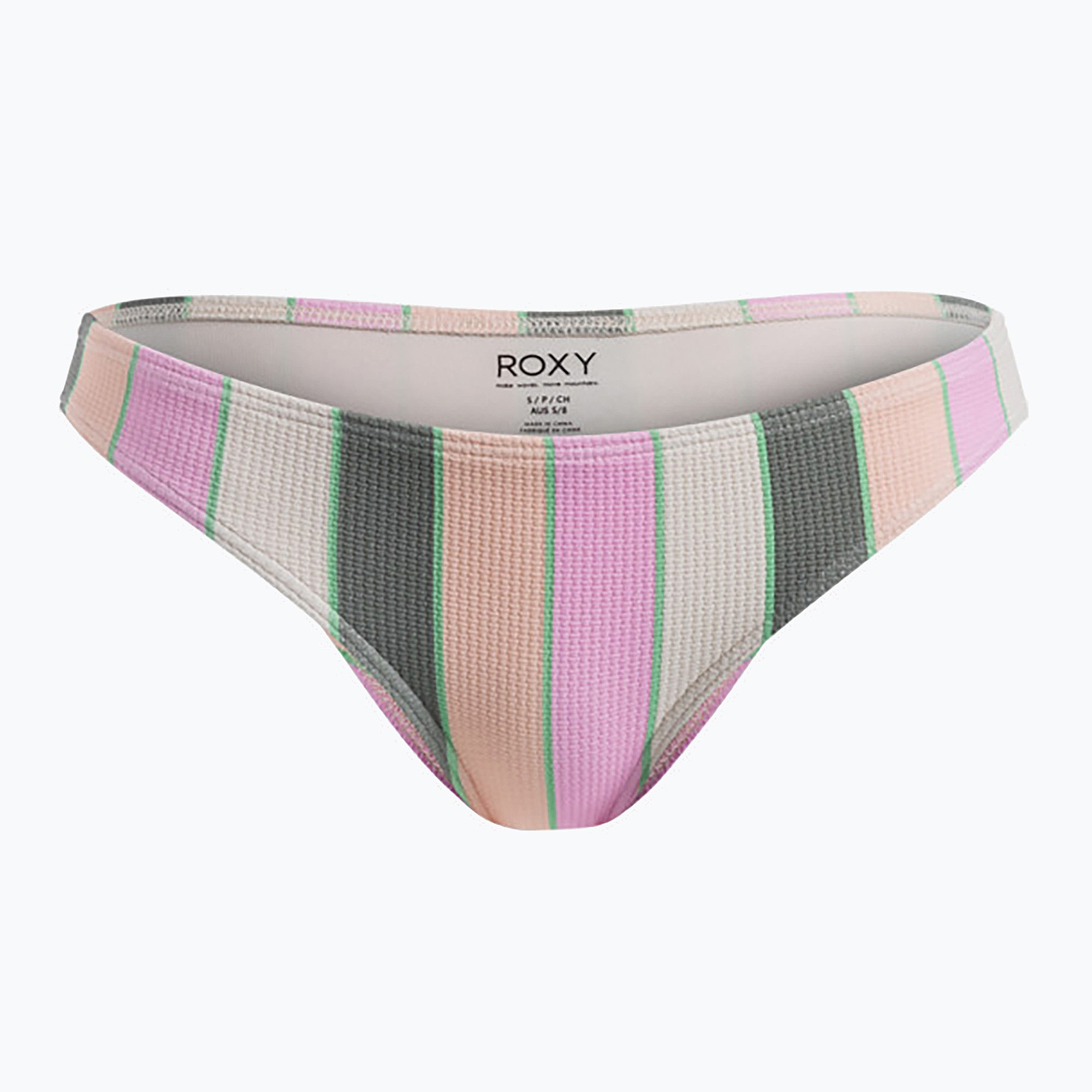 Spodný diel plaviek ROXY Vista Stripe Bikini agave green very vista stripe (Vista Stripe Bikini ERJX404846)