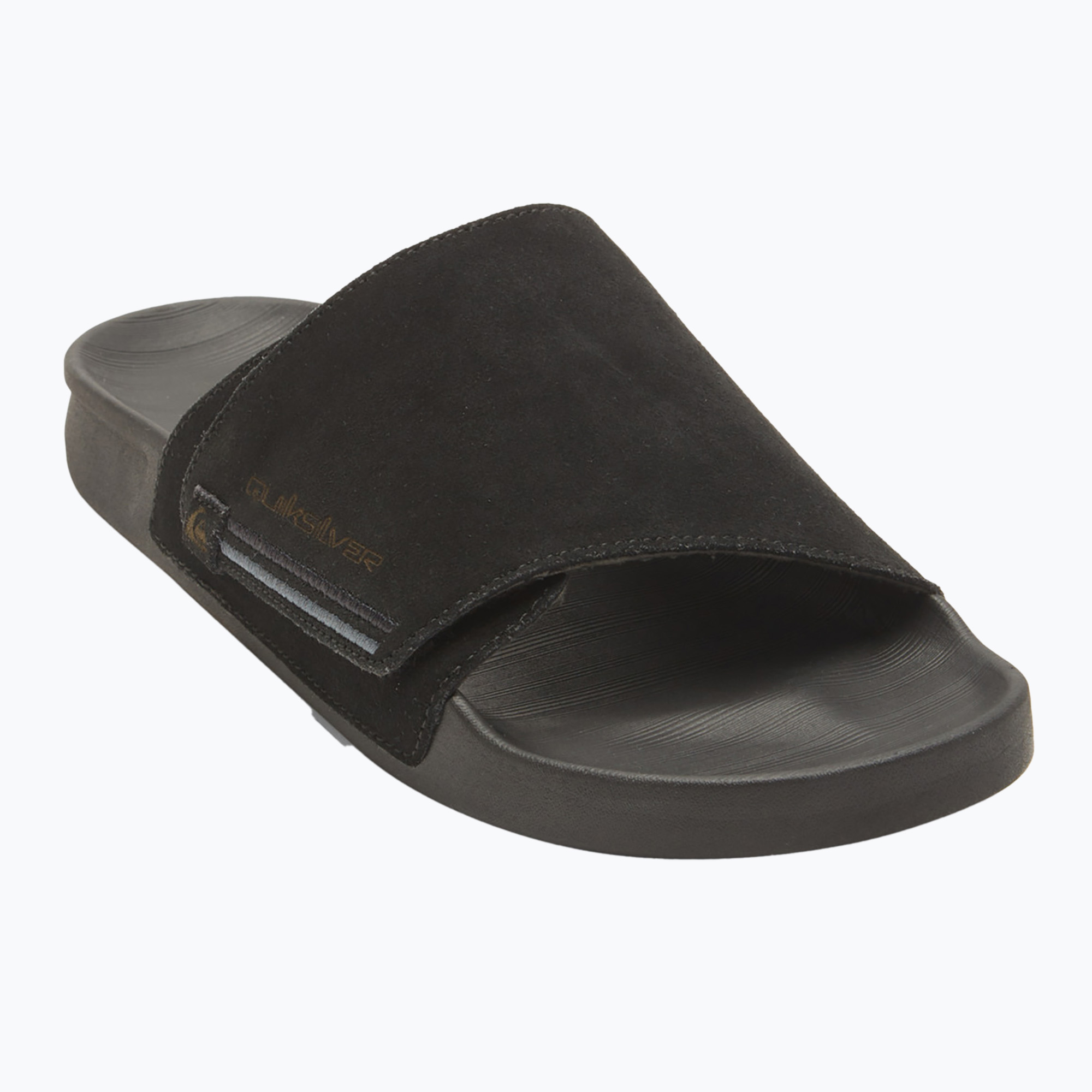 Pánske šľapky Quiksilver Rivi Suede black 1