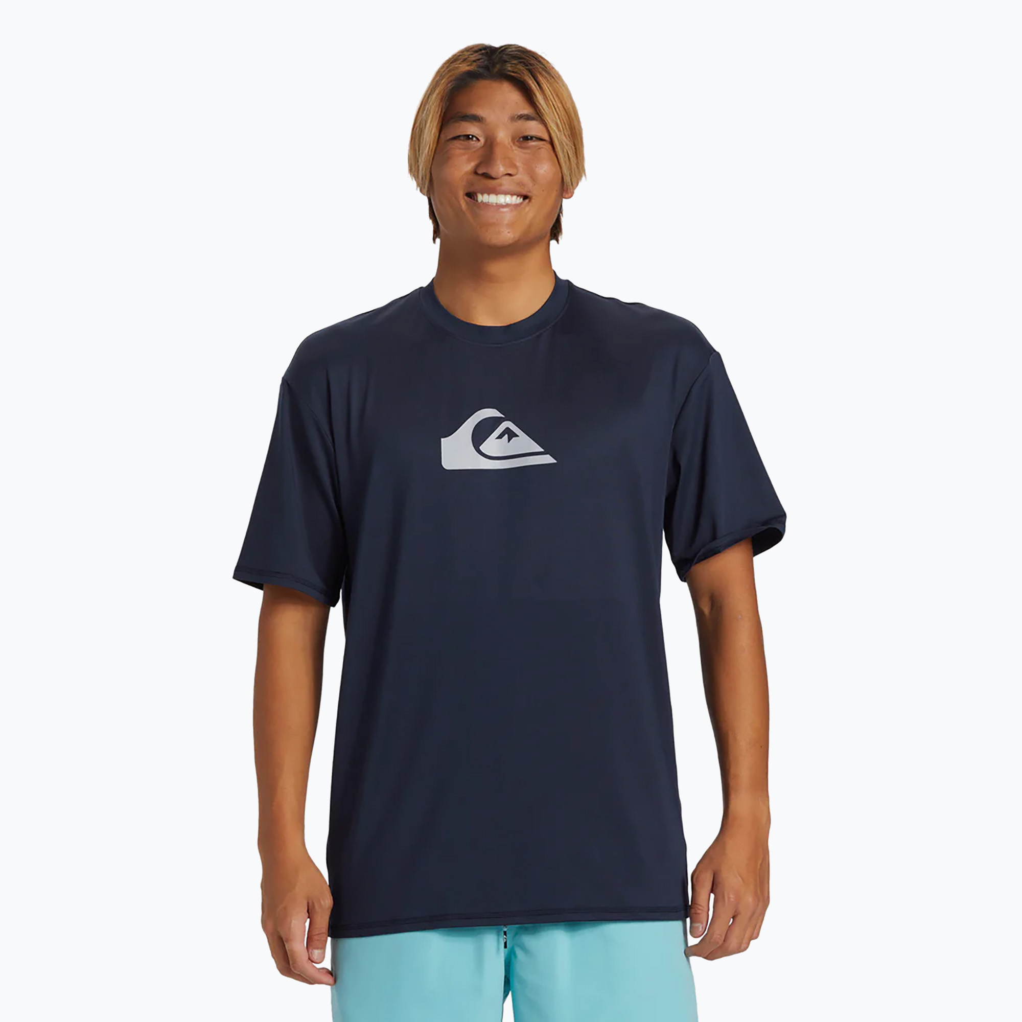Pánske tričko na plávanieQuiksilver Everyday Surf Tee dark navy (Everyday Surf AQYWR03135-KTP0)