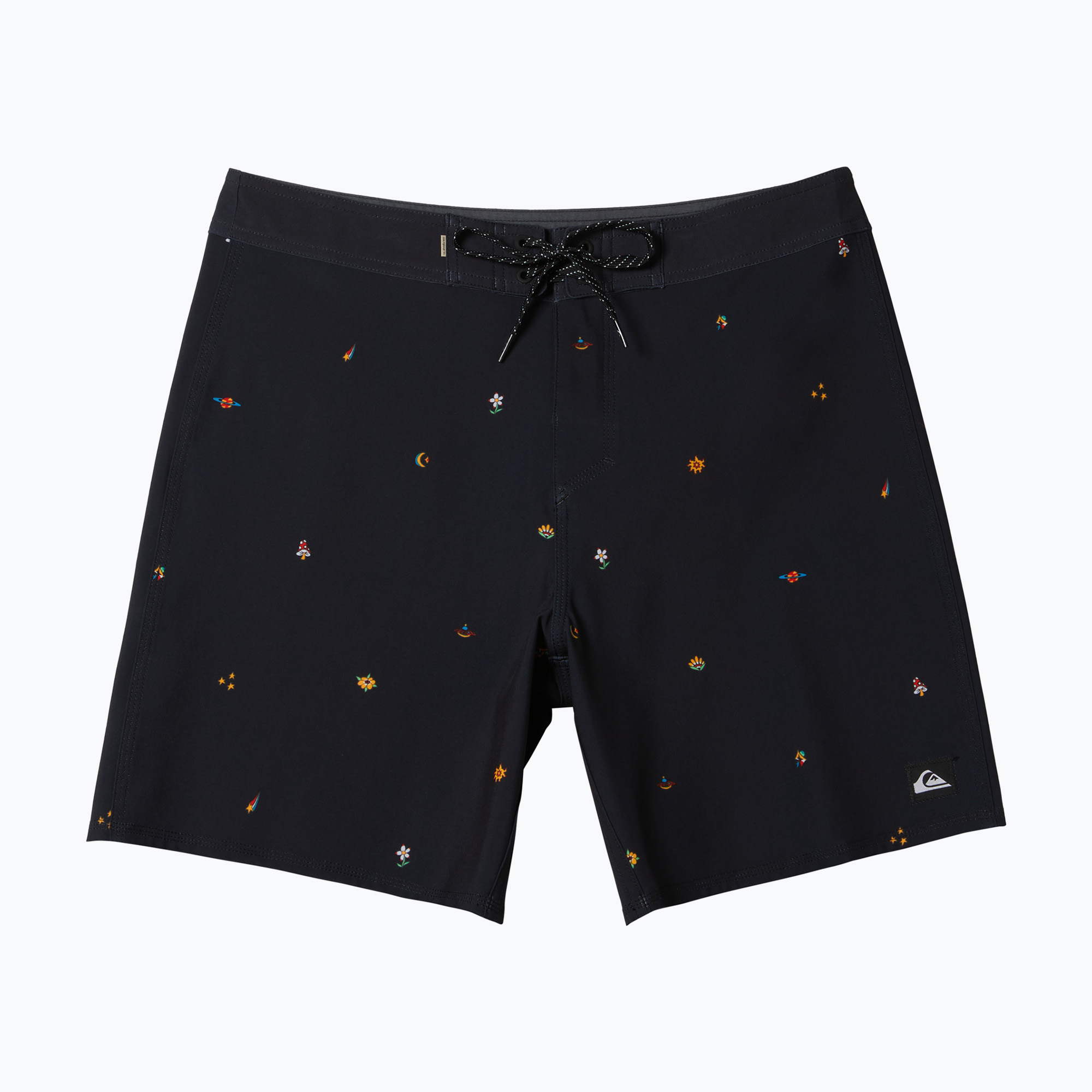 Pánske plavecké šortky Quiksilver Surfsilk Straight Leg 18 black (Surfsilk Straight Leg 18" AQYBS03654-KVJ6)