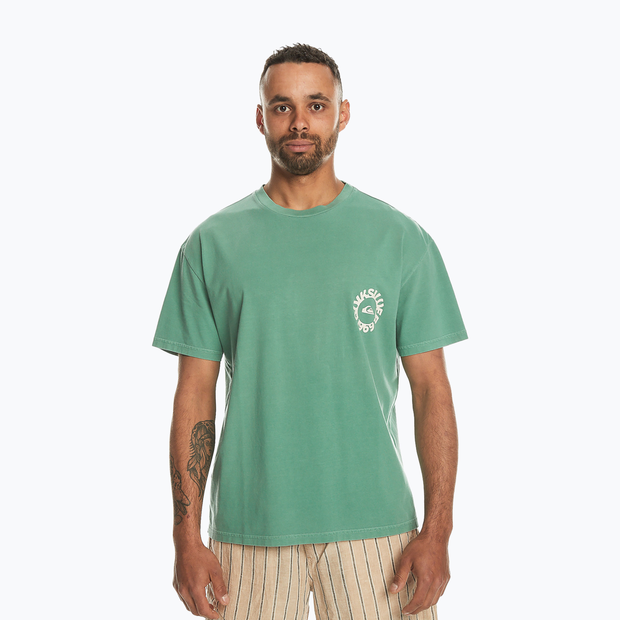 Pánske tričko Quiksilver No Water Sukcs frosty spurce (No Water Sukcs EQYZT07620-GMP0)