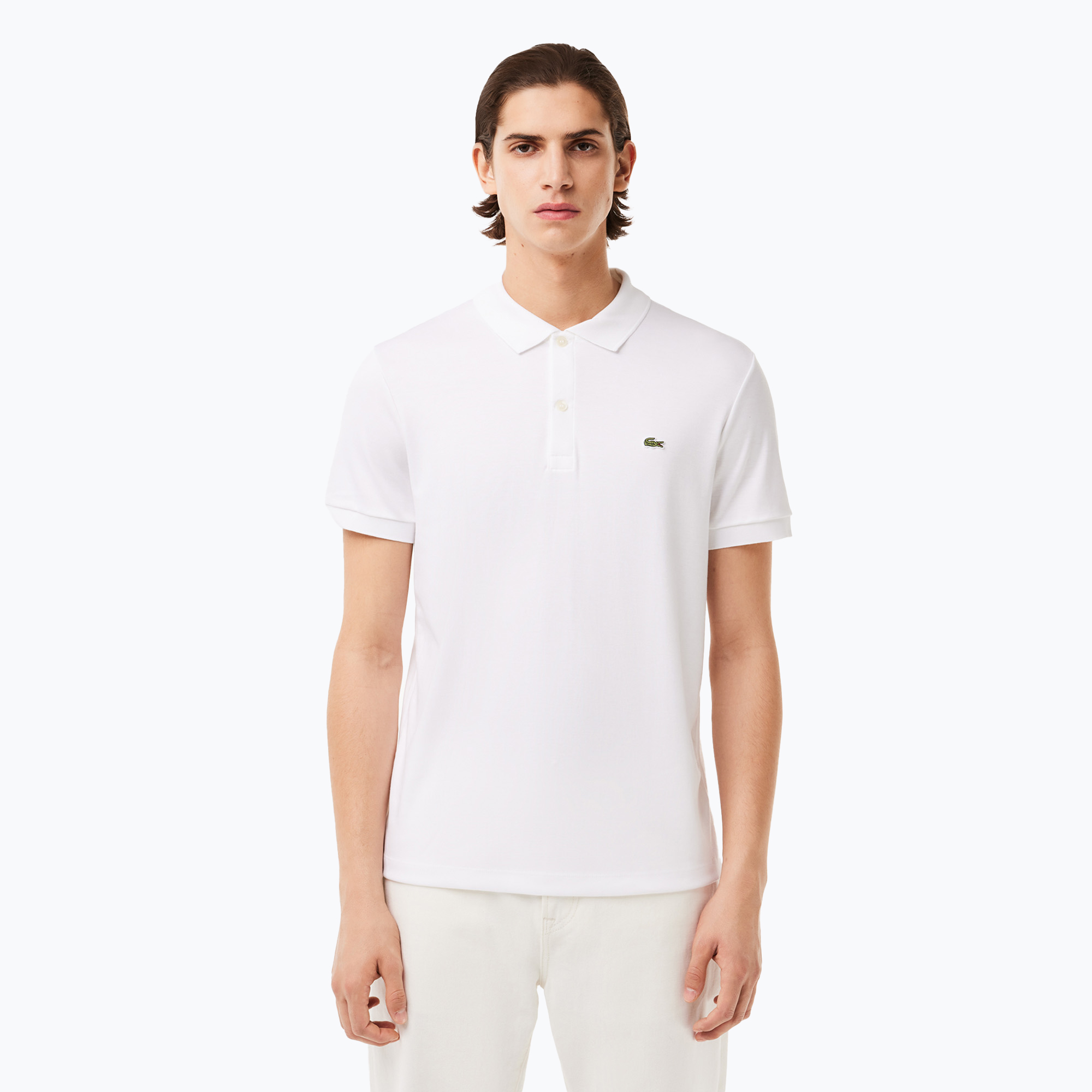 Pánske polo košeľa Lacoste DH2050 white (DH2050)
