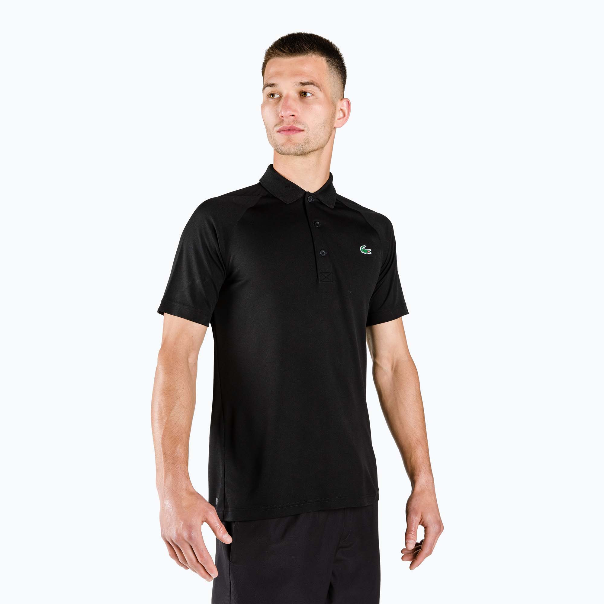 Lacoste pánske tenisové tričko čierne DH3201 (DH3201)