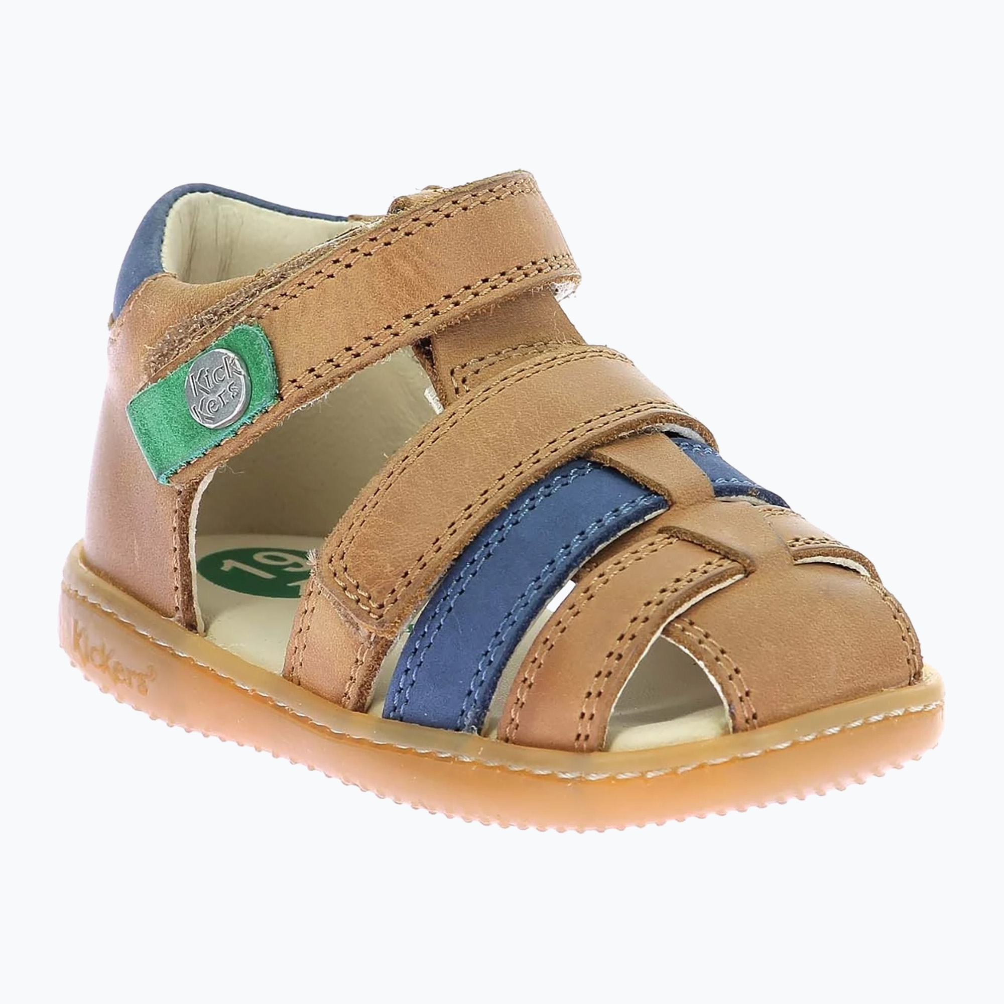 Detské sandále Kickers Kick Pod camel/navy (Kick Pod 1217841-10-116_19/27)