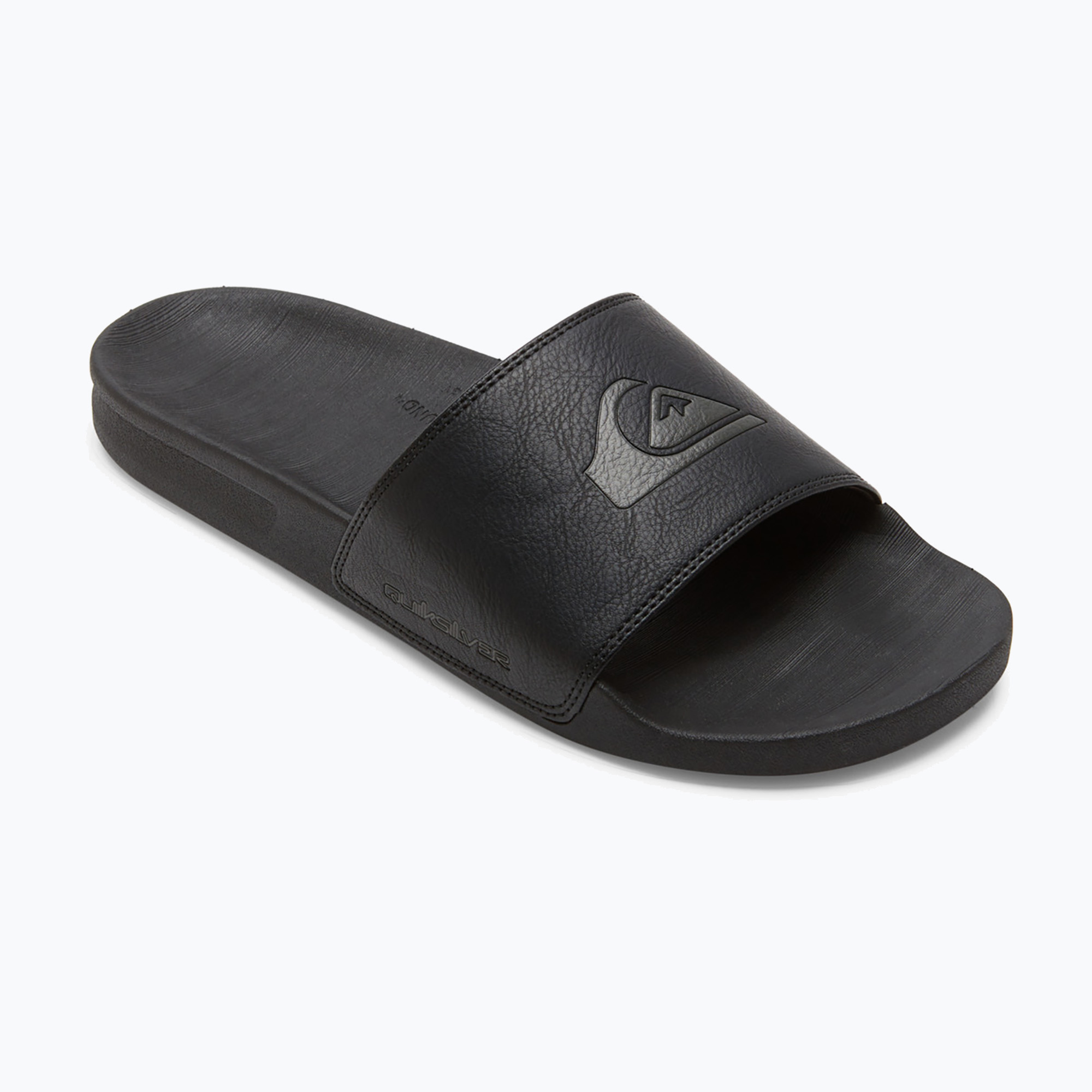 Pánske šľapky Quiksilver Rivi Nubuck Slide black 1