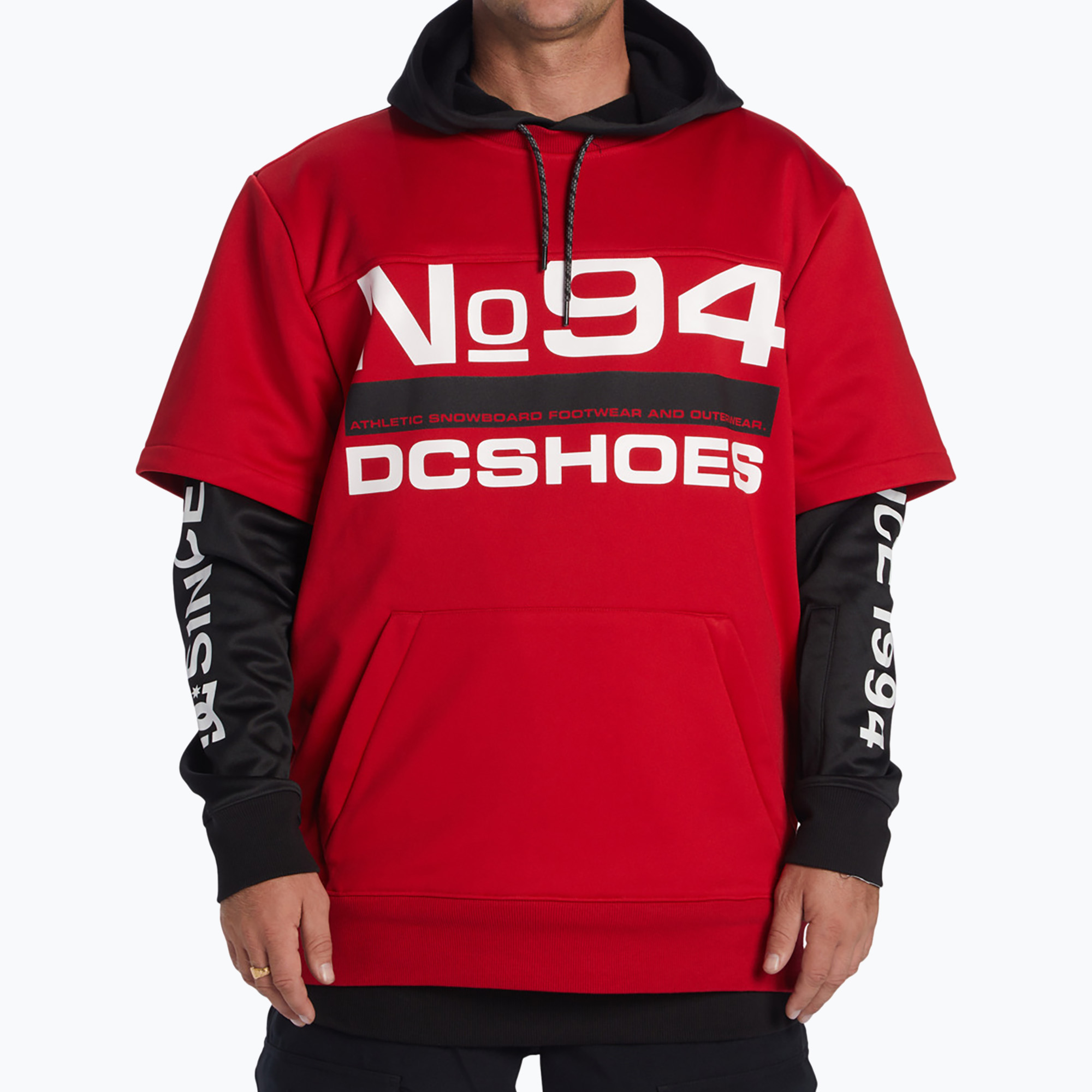 Pánska snowboardová mikina DC Dryden barbados cherry (Dryden ADYFT03411-RZN0)