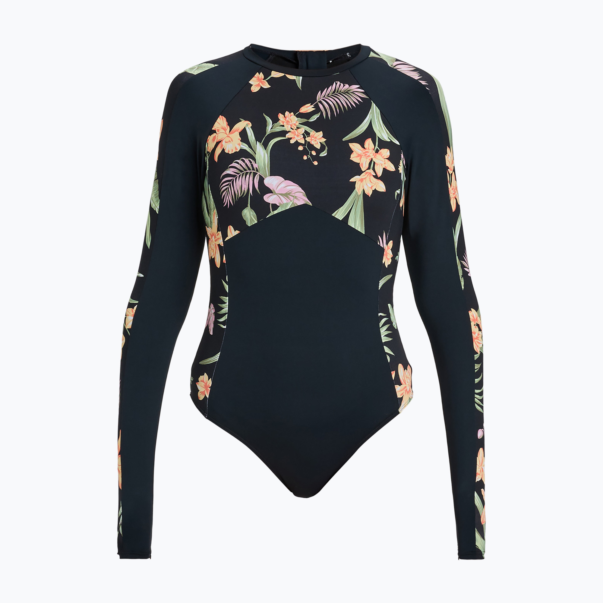 Dámske jednodielne plavky ROXY Fashion anthracite island escape