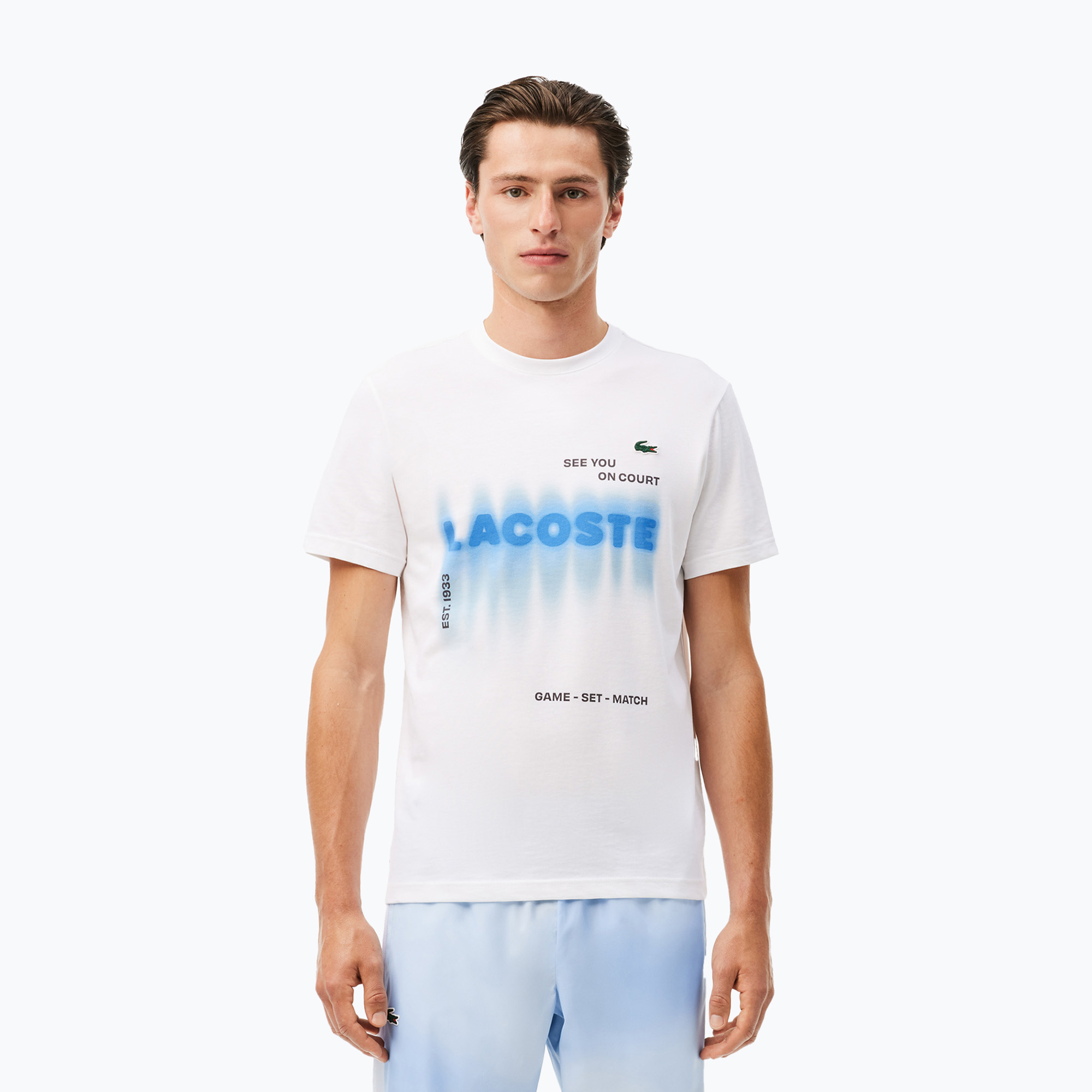 Pánske tričko Lacoste TH2617 white (TH2617)