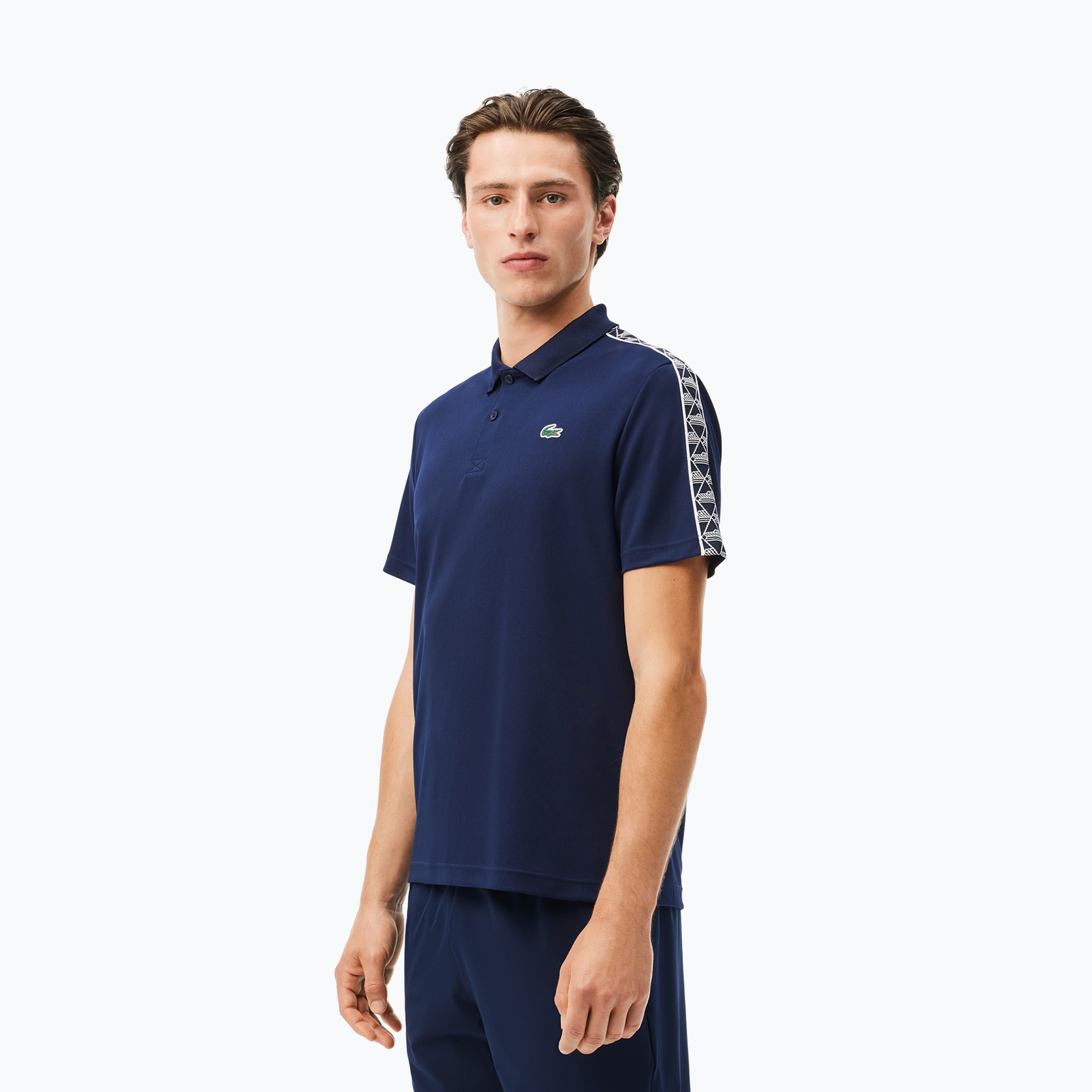 Pánske polo tričko Lacoste DH2557 navy blue (DH2557)
