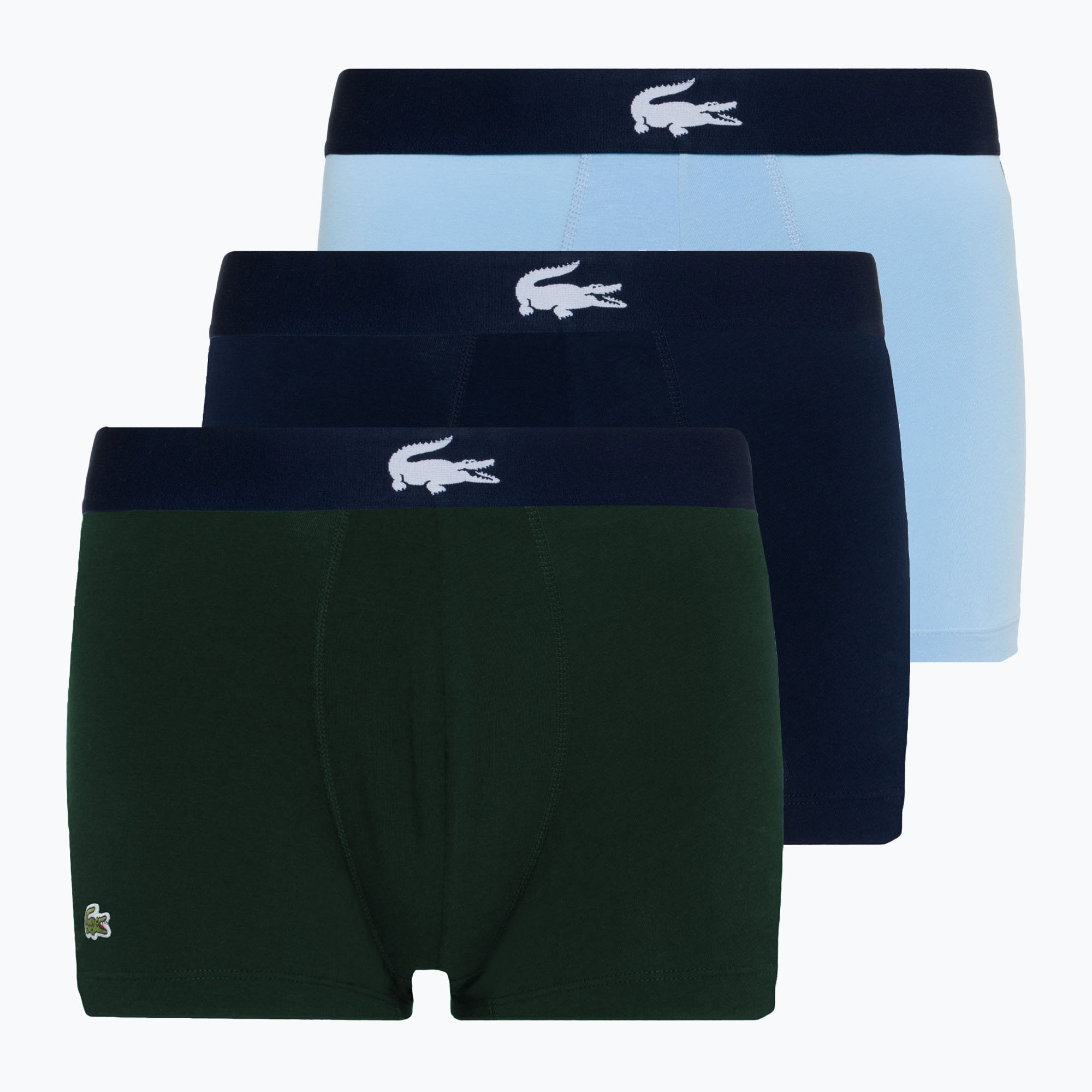 Lacoste boxerky 5H1803 3 páry prehľad/sinople/navy blue