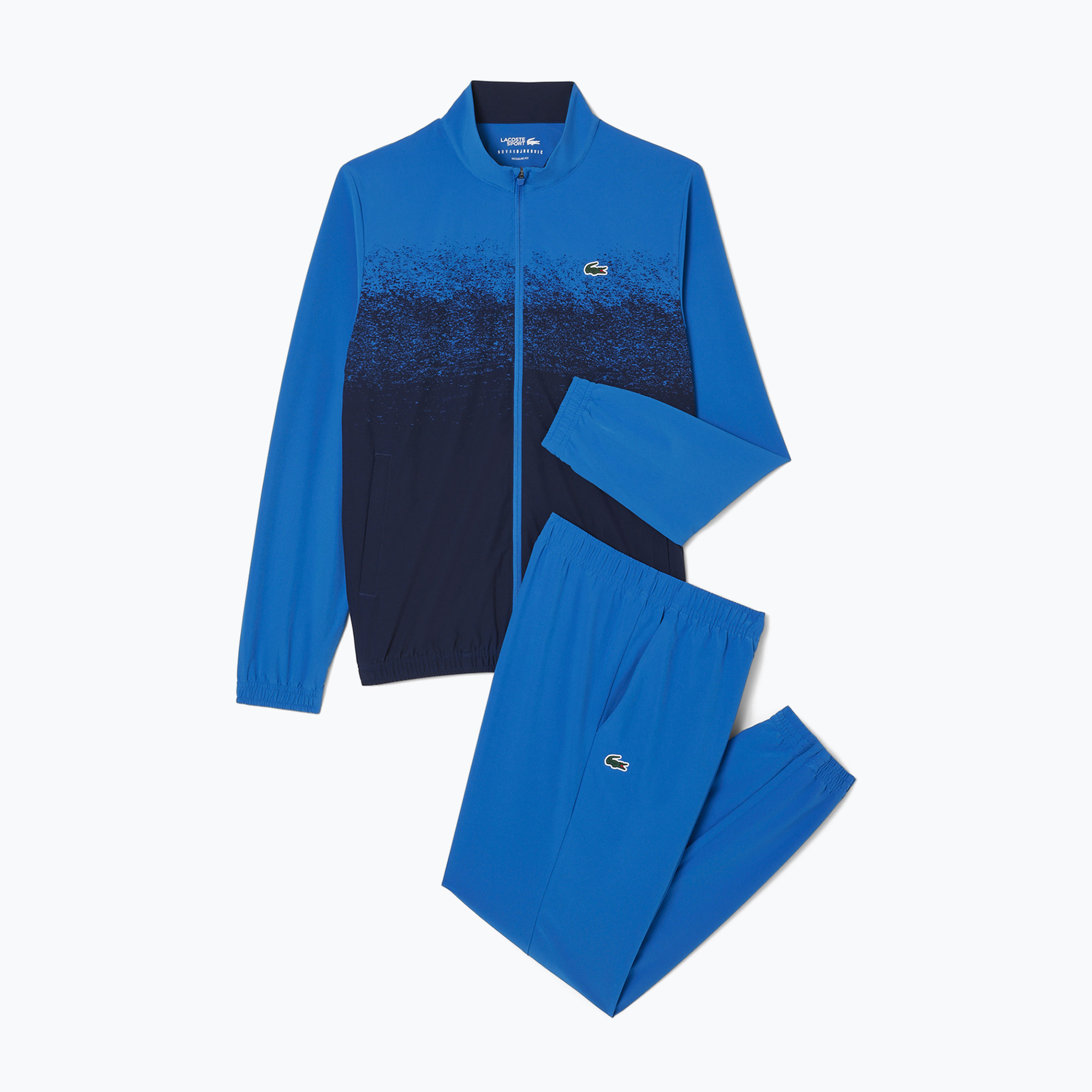 Pánska tenisová tepláková súprava Lacoste WH8977 gipsy blue/navy blue (WH8977)