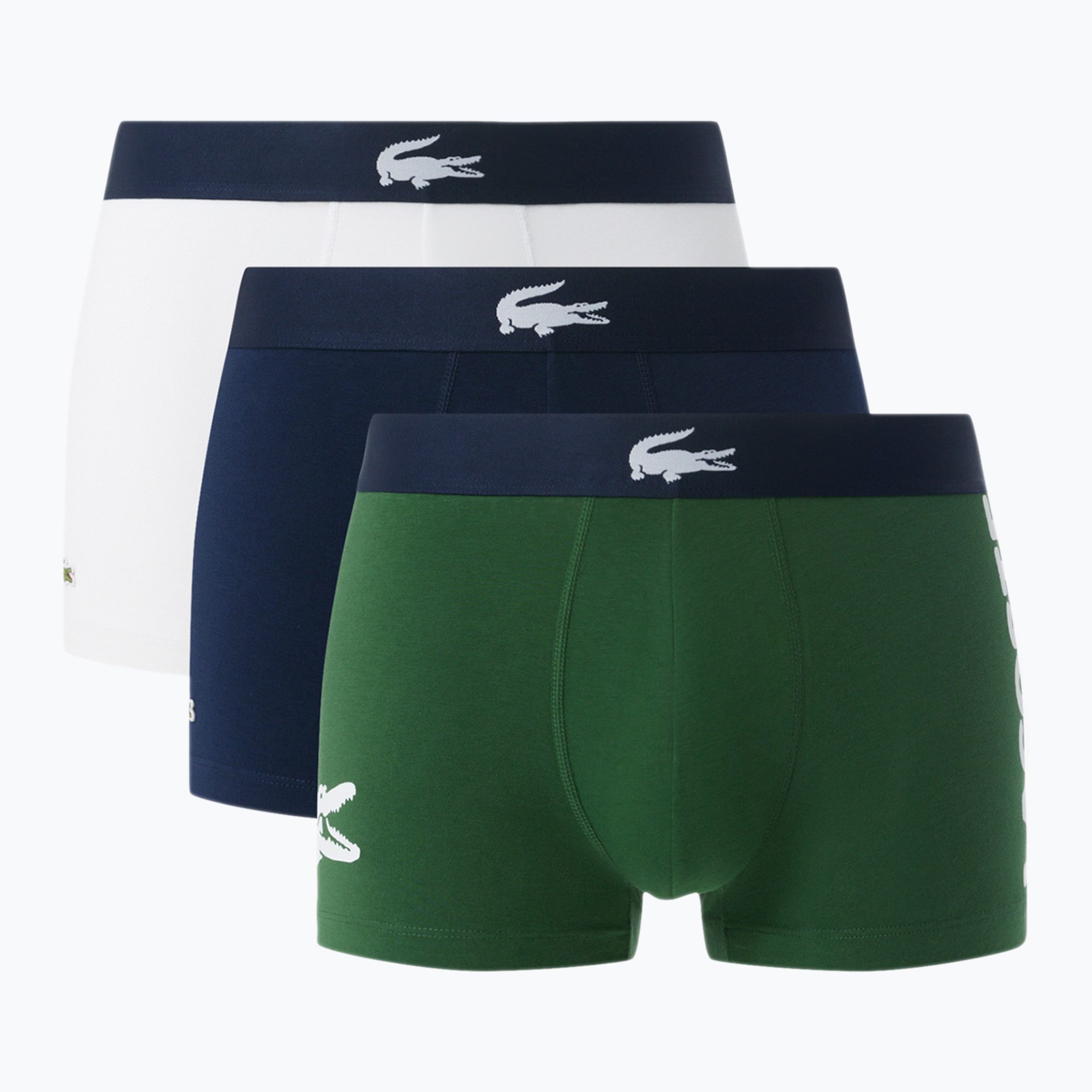 Pánske boxerky Lacoste 5H1291 3-pack thyme/navy blue/white (5H1291)