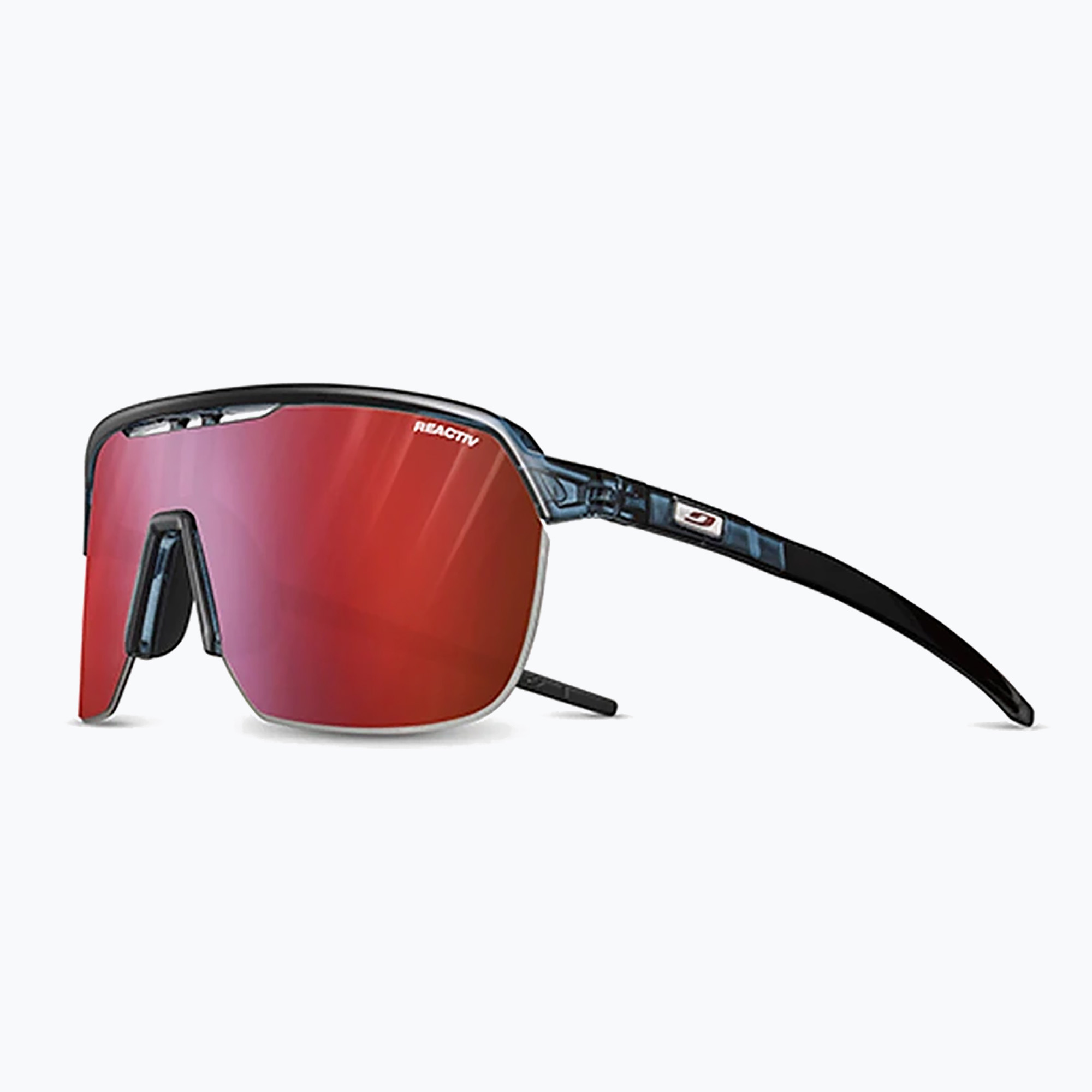 Slnečné okuliare Julbo Frequency Reactiv 0-3 High Contrast translu modré/čierne/červené (Frequency Reactiv High Contrast J5674412)