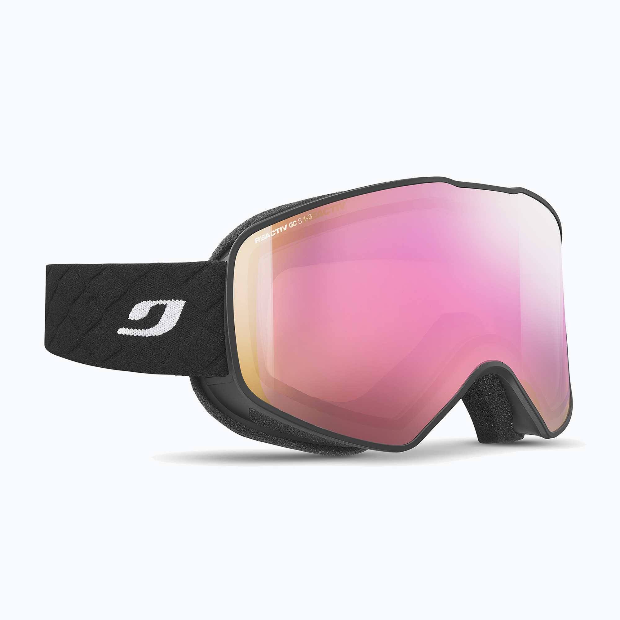 Lyžiarske okuliare Julbo Cyclon Reactiv Glare Control black/ flash pink (Cyclon Reactiv Glare Control J77281144)