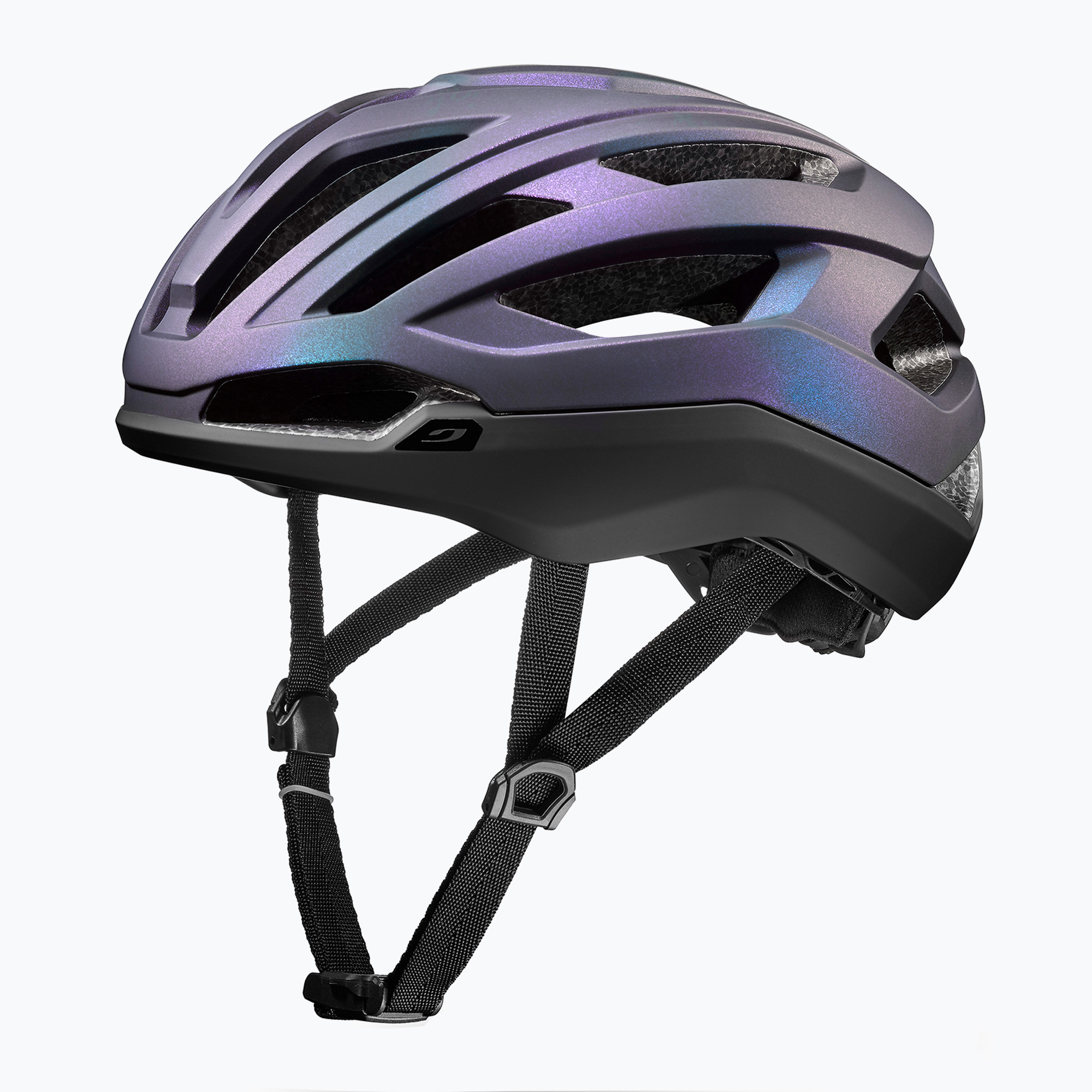 Cyklistická prilba Julbo Fast Lane iridescent blue purple/matt black