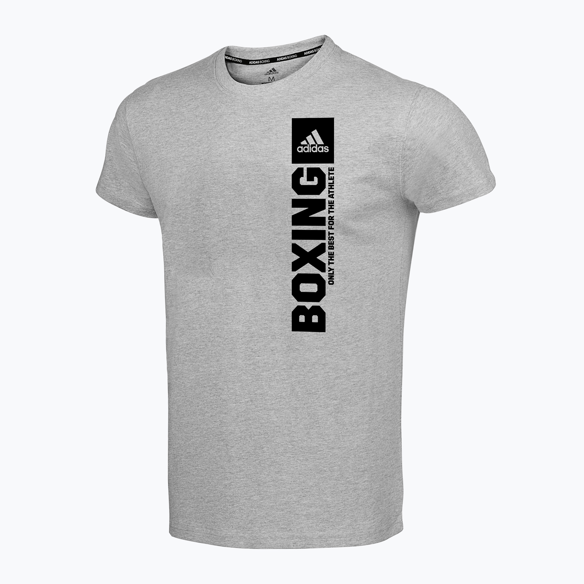 Pánske boxerské tričko adidas šedá/čierna (Boxing ADICLTS21VB)