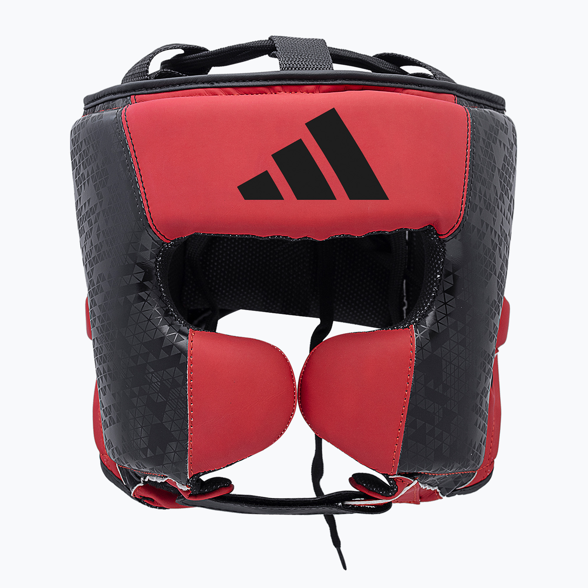 Boxerská prilba adidas Combat 50 HG čierna/červená (Combat 50 HG ADIC50HG-RD)