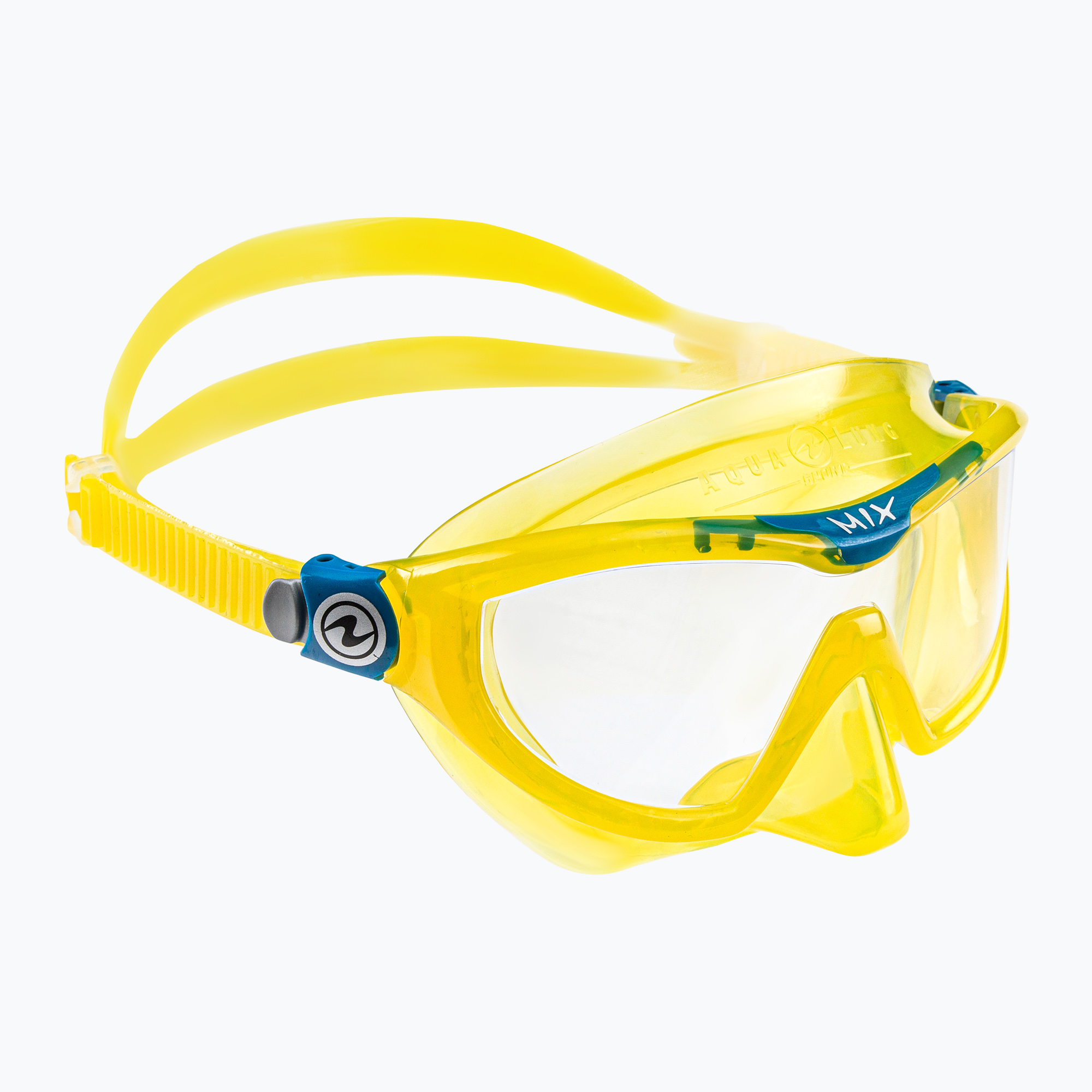 Detská potápačská maska Aqualung Mix žltá/benzínová MS5560798S