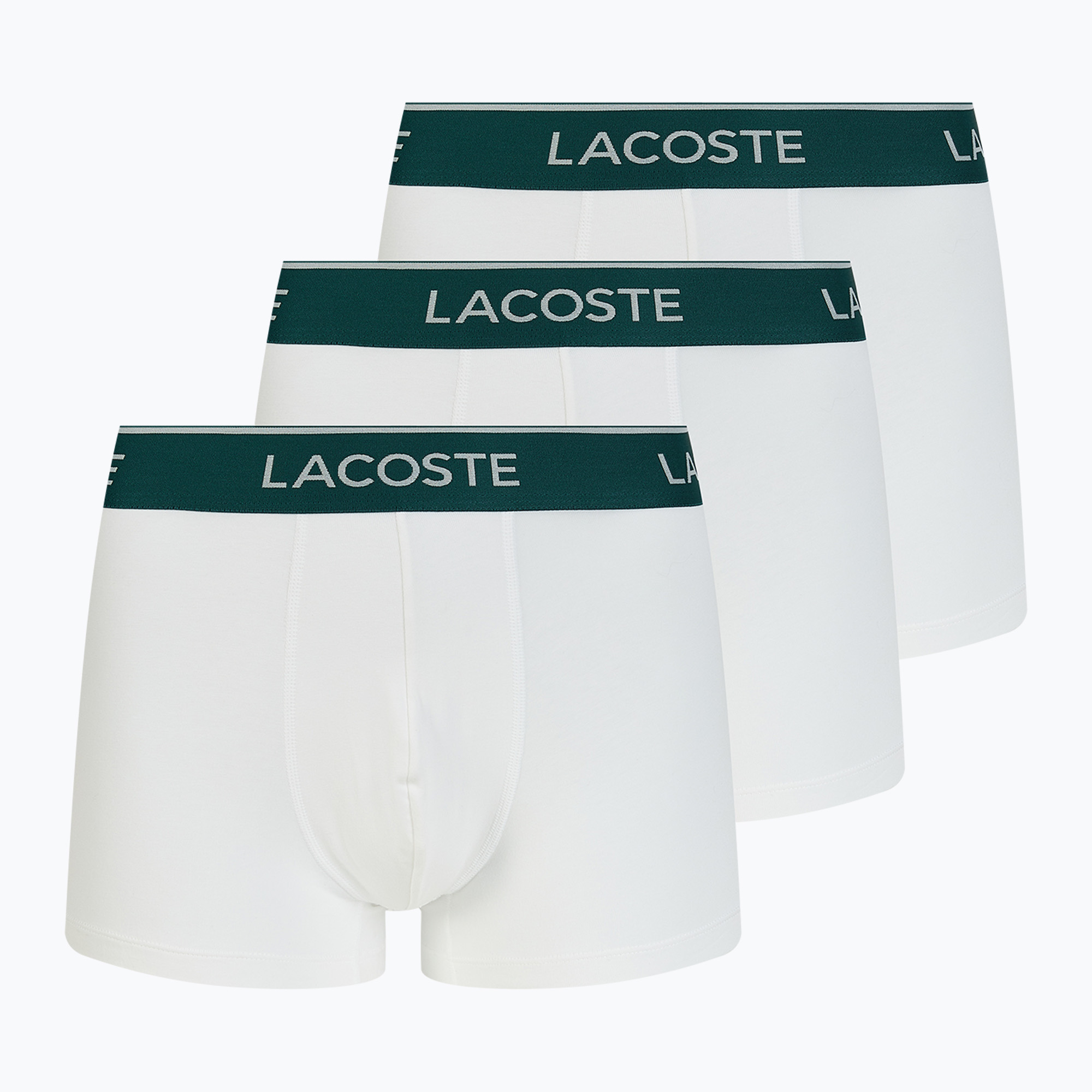 Boxerky Lacoste 5H3389 001 3 páry biele (5H3389 001)