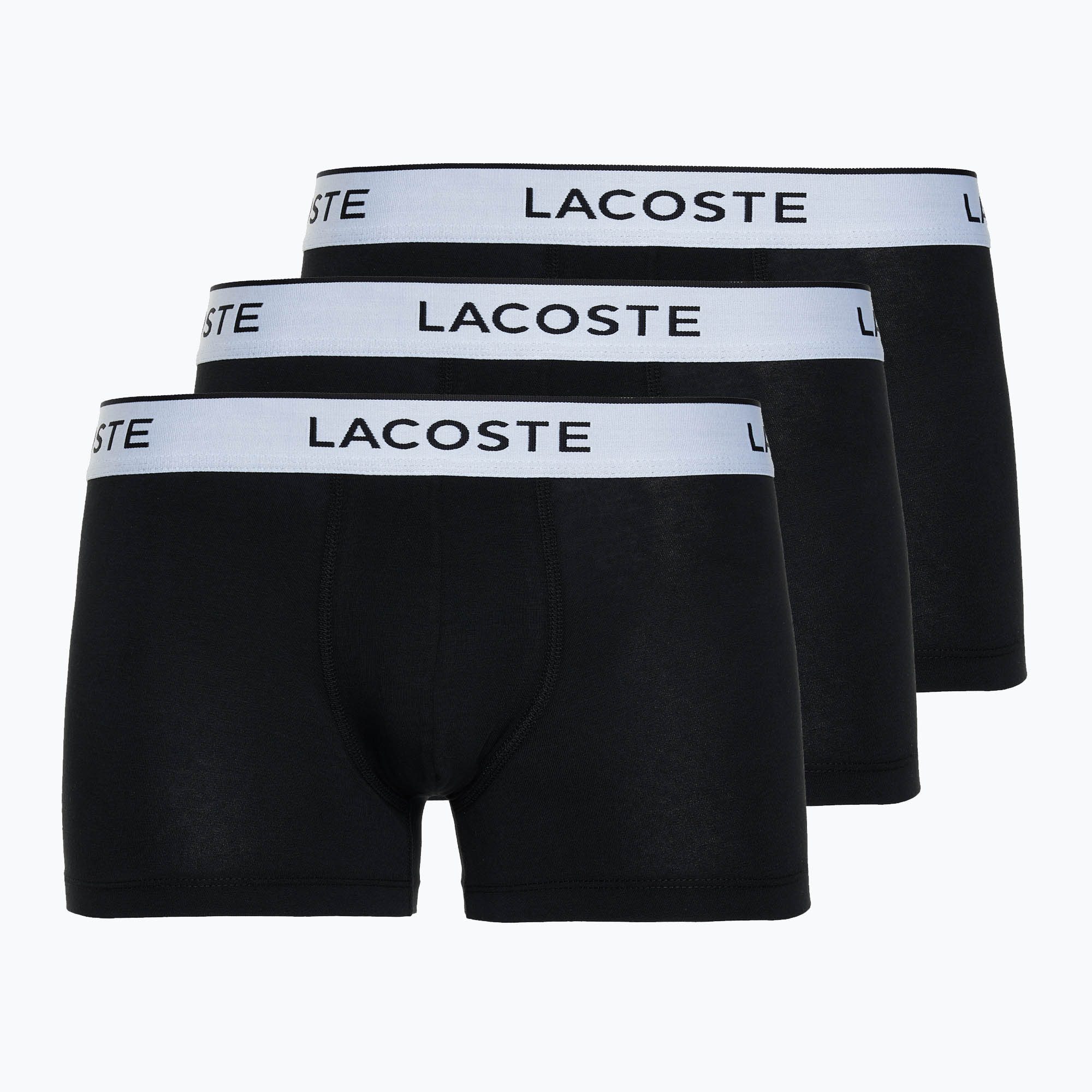 Pánske boxerky Lacoste 5H8385 3 páry black (5H8385)