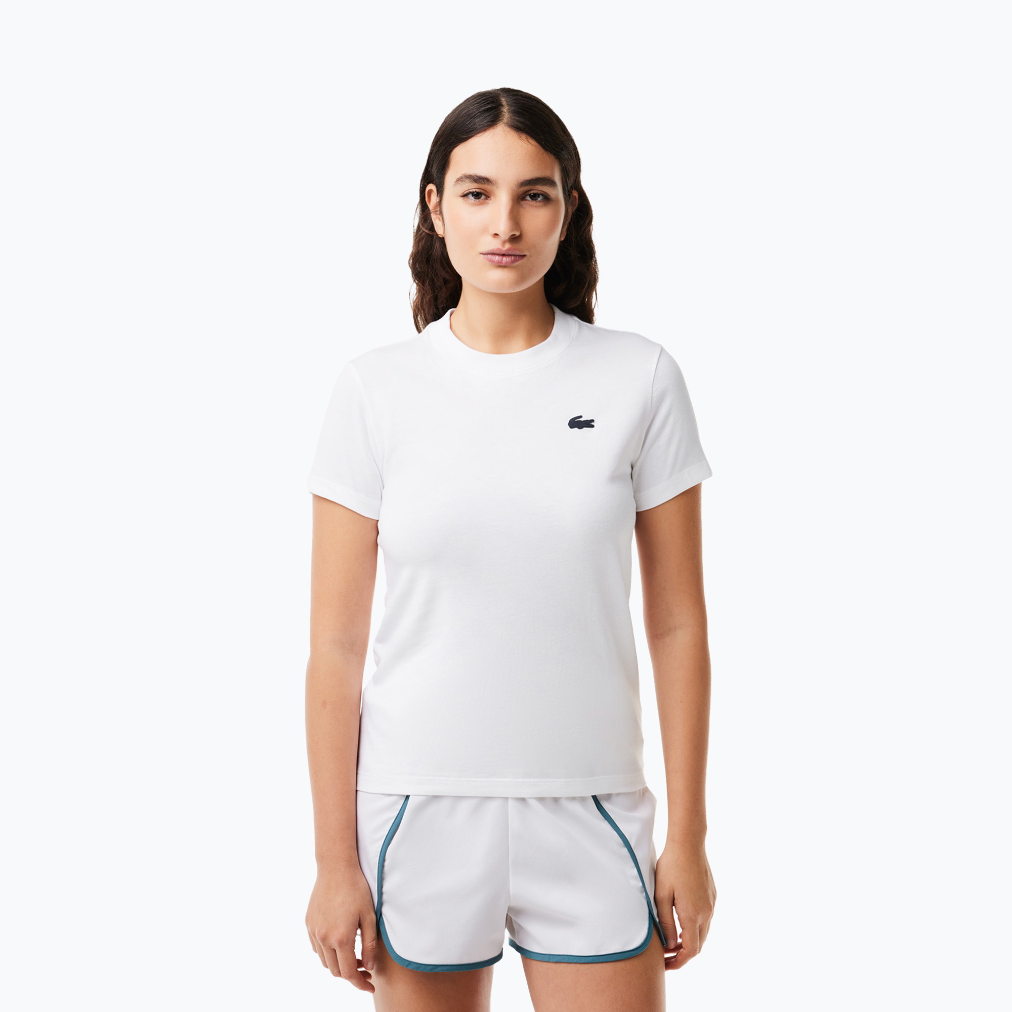 Dámske tričko Lacoste TF9246 white (TF9246)