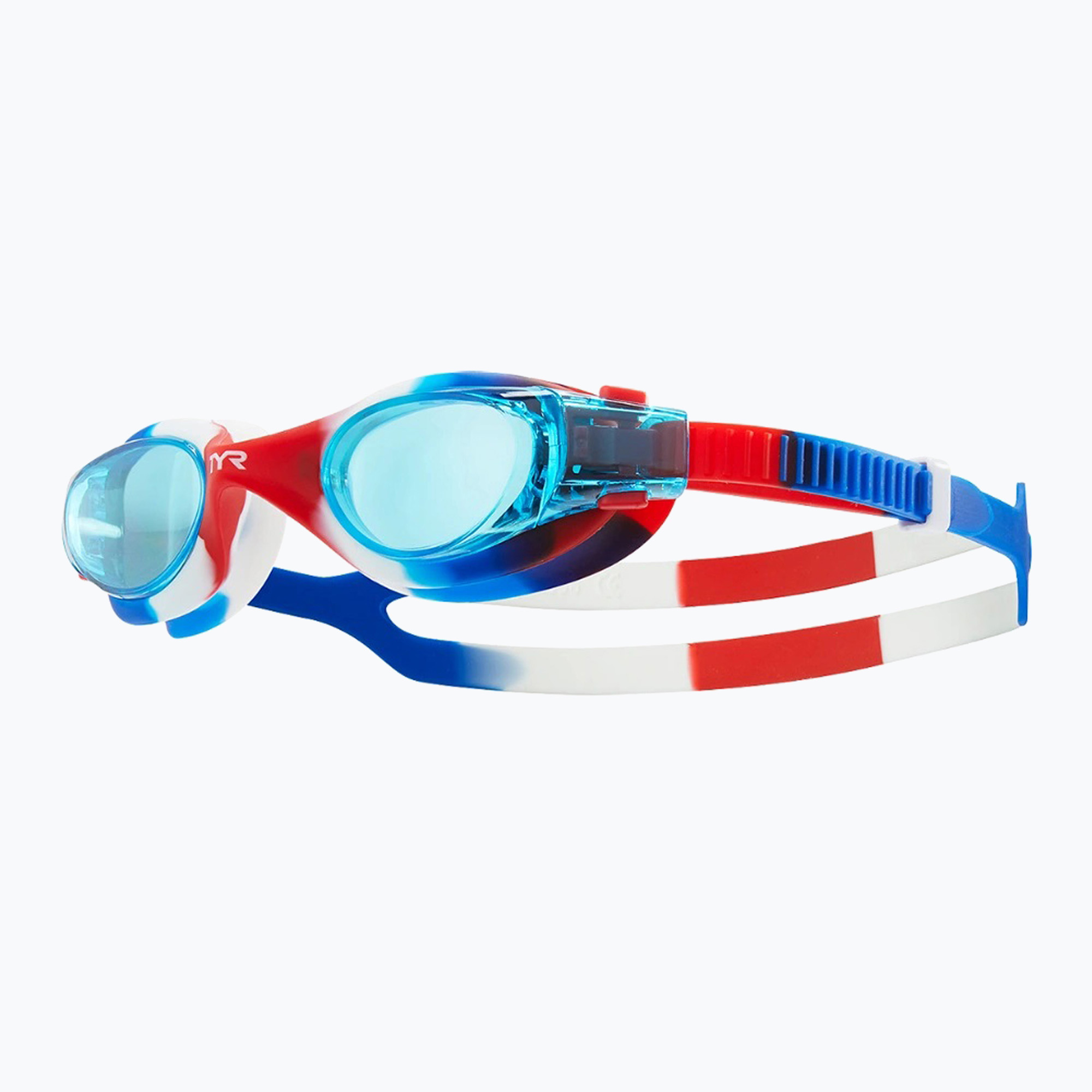 Detské plavecké okuliare TYR Vesi Tie Dye blue/red (Vesi Tie Dye LGVSITD_424)