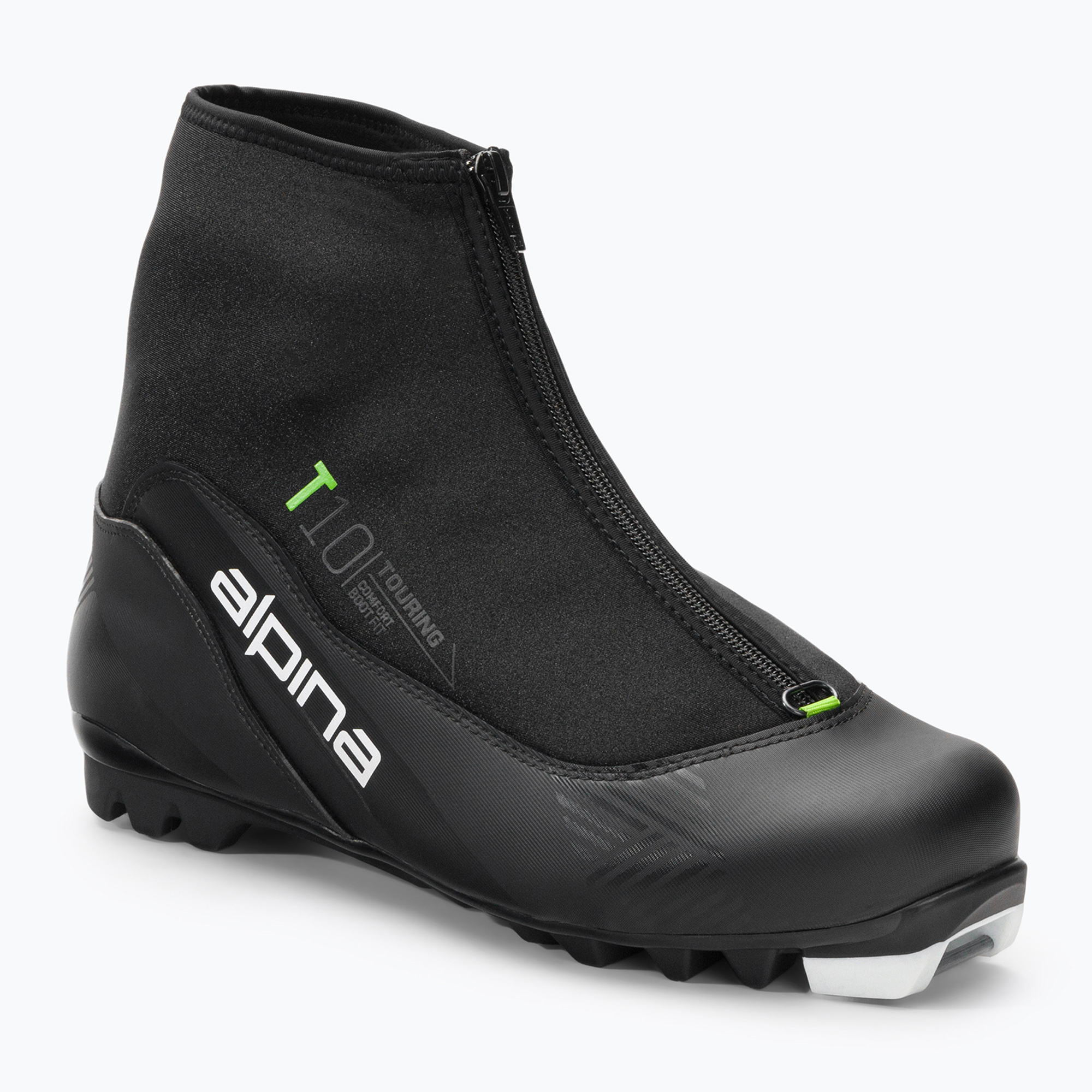Pánske topánky na bežecké lyžovanie Alpina T 10 black/green