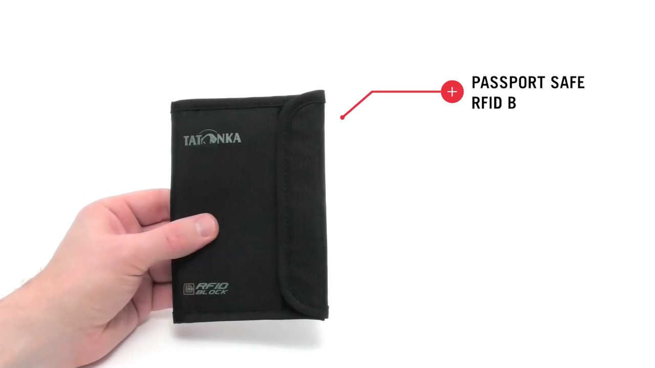 Peňaženka Tatonka Passport Safe RFID B čierna