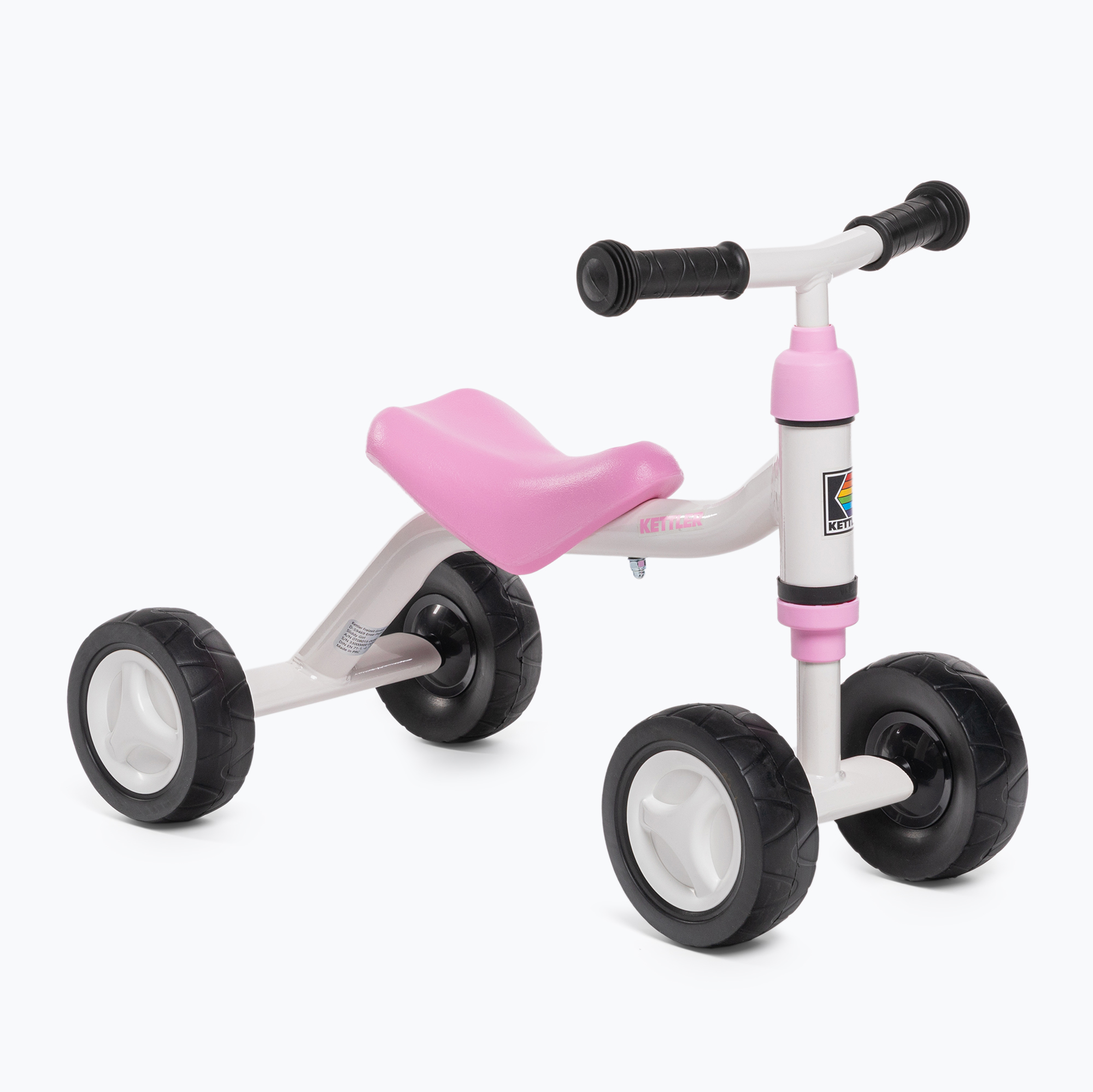 Štvorkolesový krosový bicykel Kettler Sliddy bielo-ružový 4859 (Sliddy 4859)