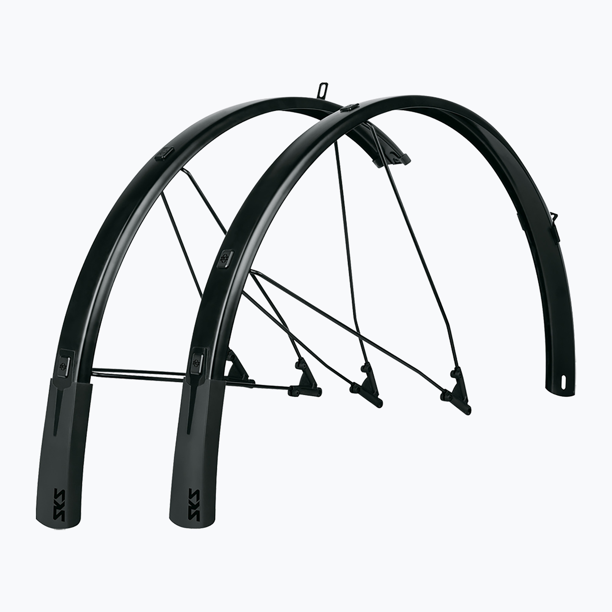 Blatníky na bicykel SKS Blumels Style čierne 11832 (Bluemels Style set 11832)