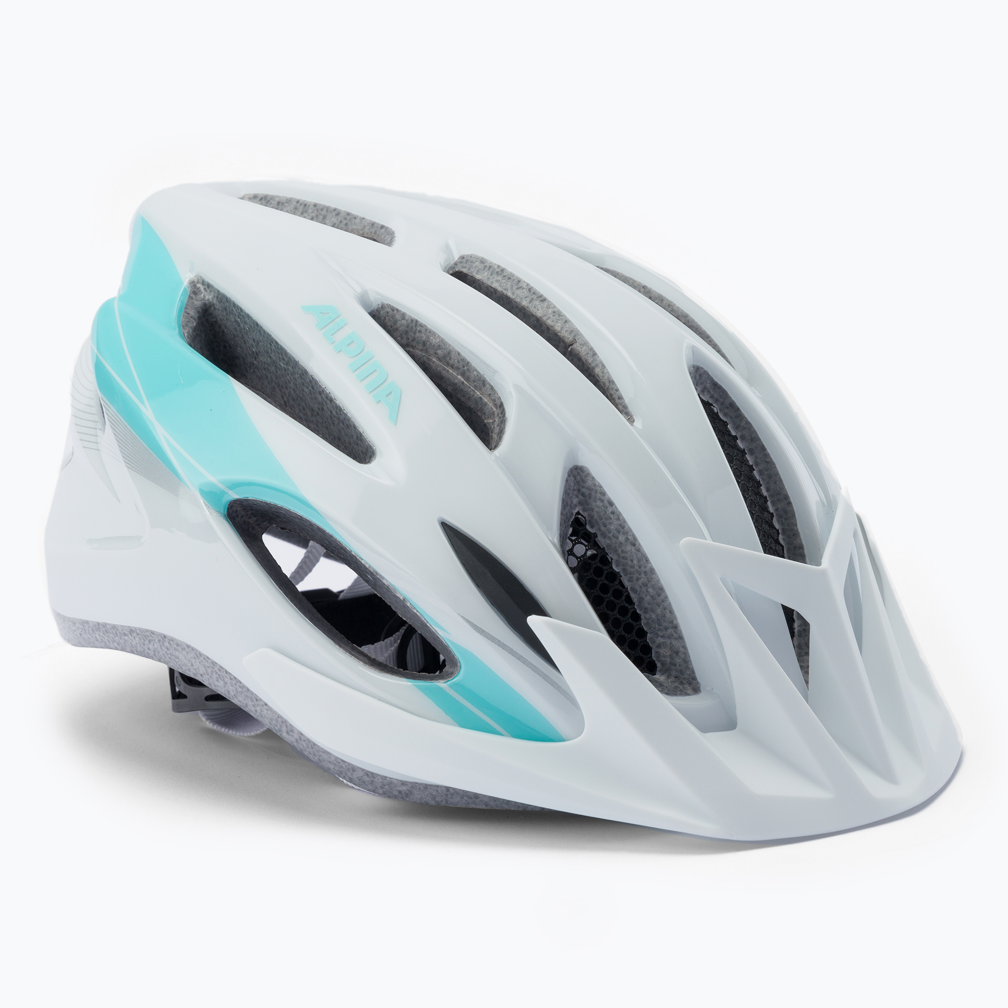 Cyklistická prilba Alpina MTB 17 white/light blue (MTB 17 A9719111)