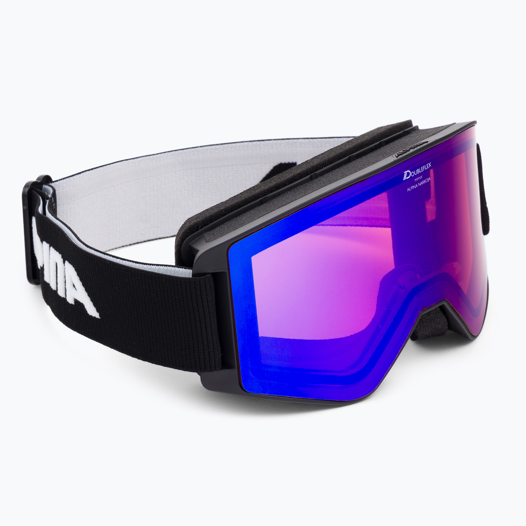 Lyžiarske okuliare Alpina Narkoja Q-Lite black/blue (Narkoja Q-Lite A7265833)